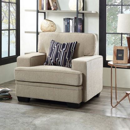 Urban 1-Seater Fabric Sofa with Cushion