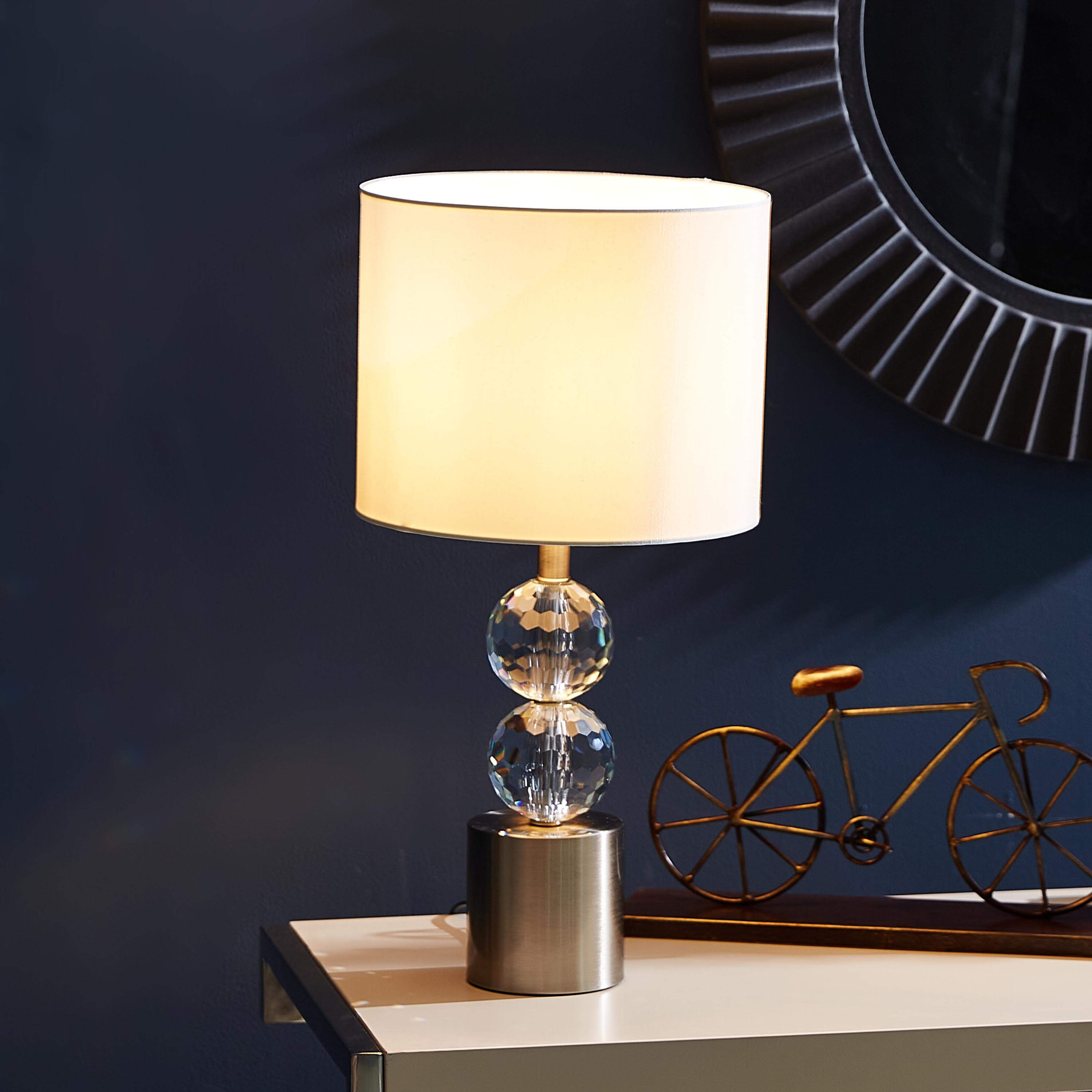 مصباح طاولة كريستال من أوريان - 25x50 سم-hbxlivingroom-lighting-tablelamps-image-1