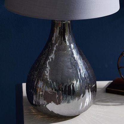 Simona Glass Table Lamp - 30x51 cms