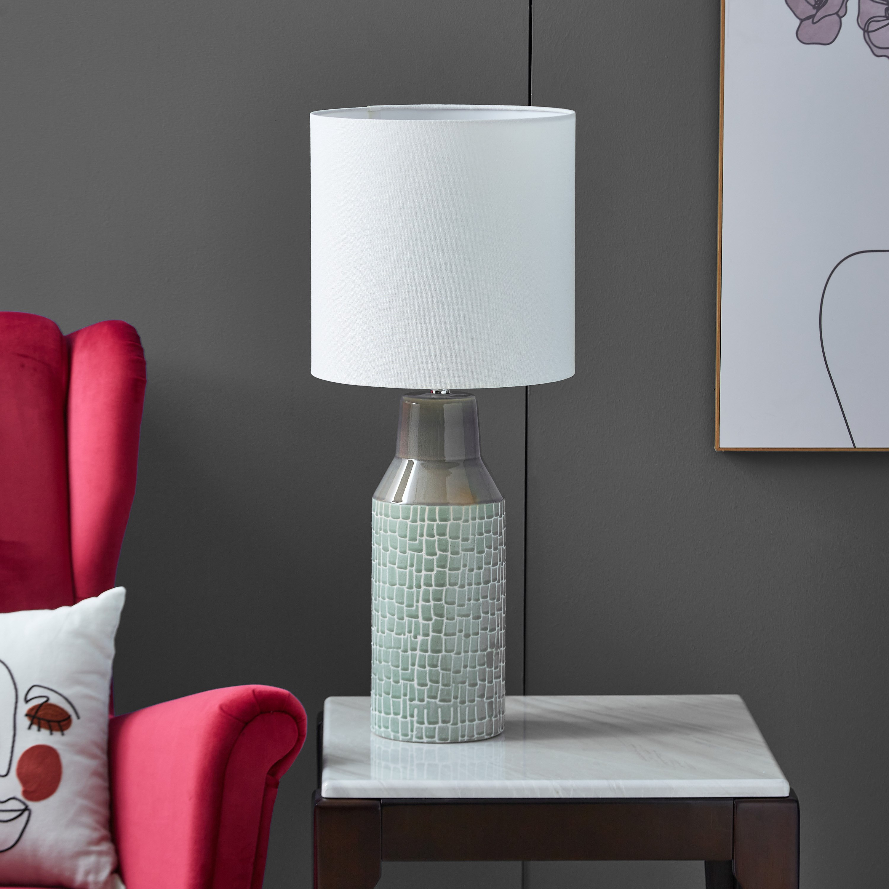 Grey table lamps on sale for living room