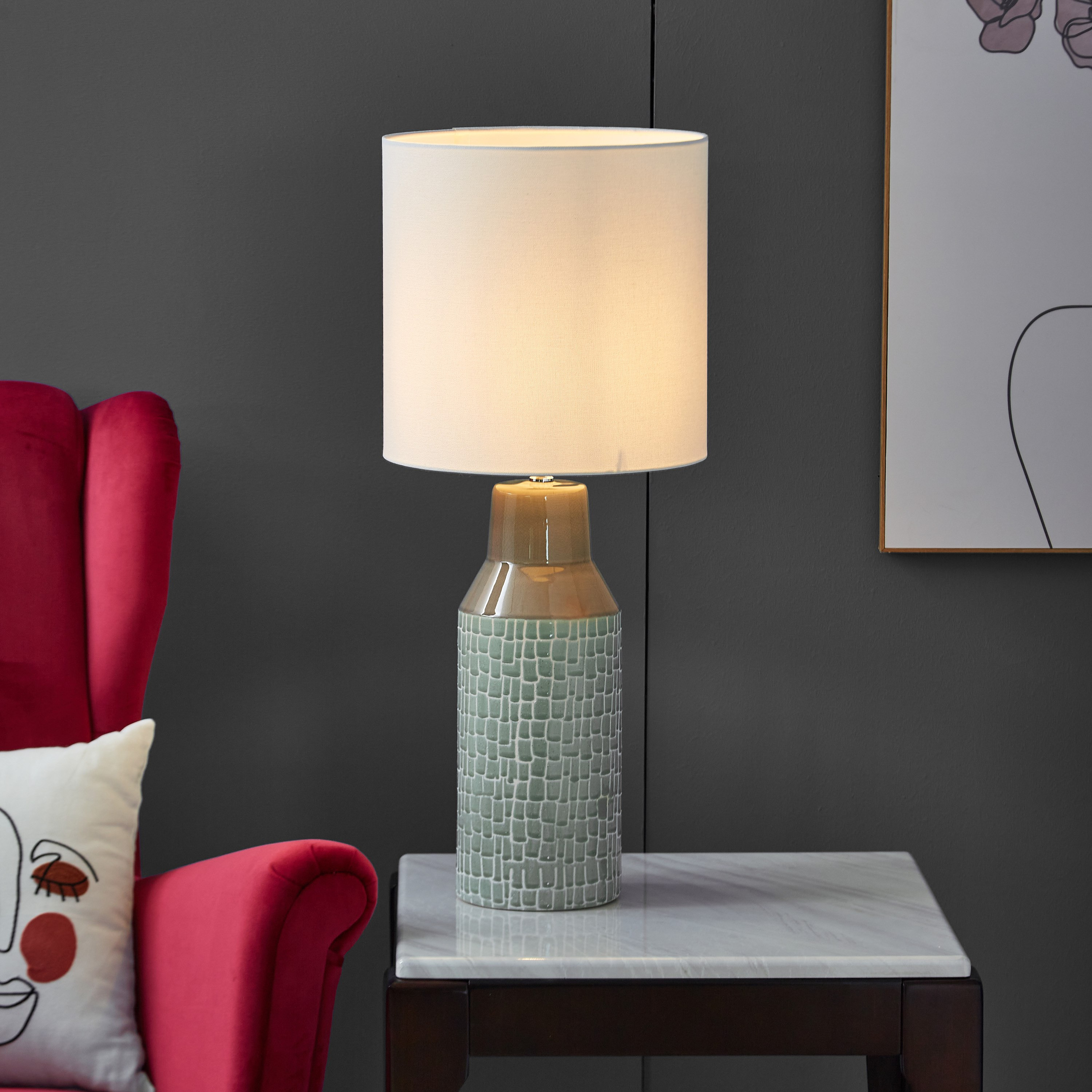 مصباح طاولة سيراميك من كوني- 74 سم-hbxlivingroom-lighting-tablelamps-image-2