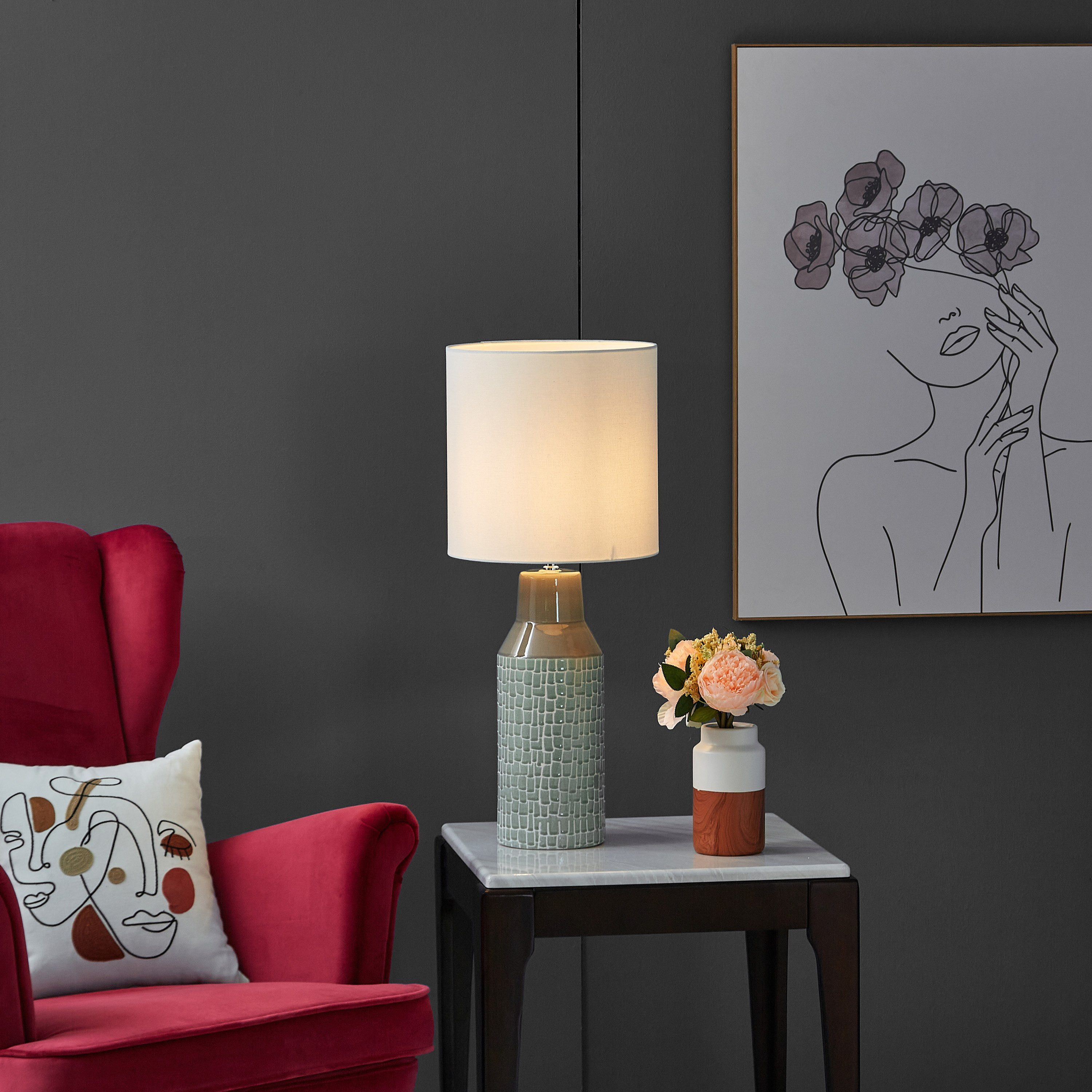 مصباح طاولة سيراميك من كوني- 74 سم-hbxlivingroom-lighting-tablelamps-image-4
