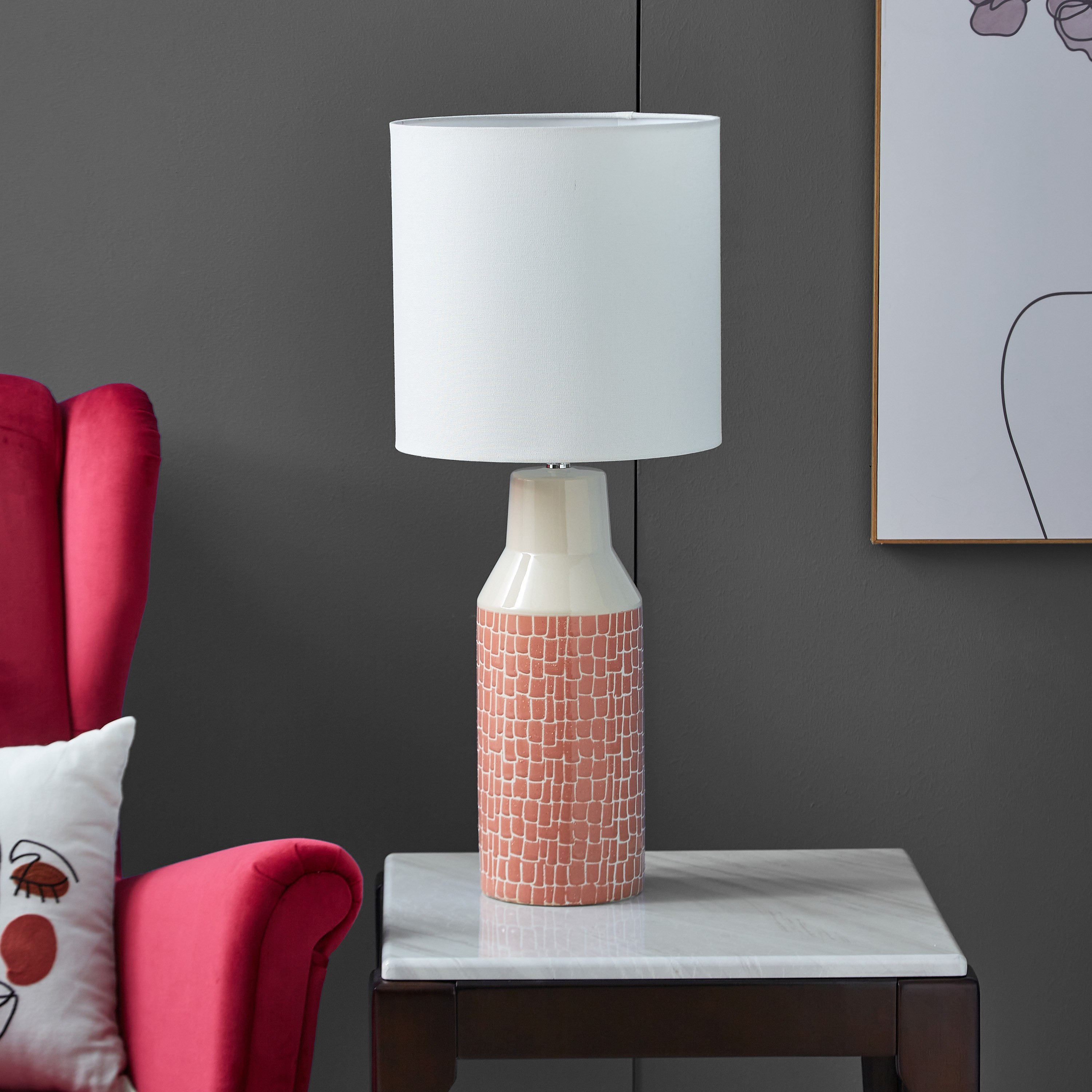 مصباح طاولة سيراميك من كوني- 74 سم-hbxlivingroom-lighting-tablelamps-image-1