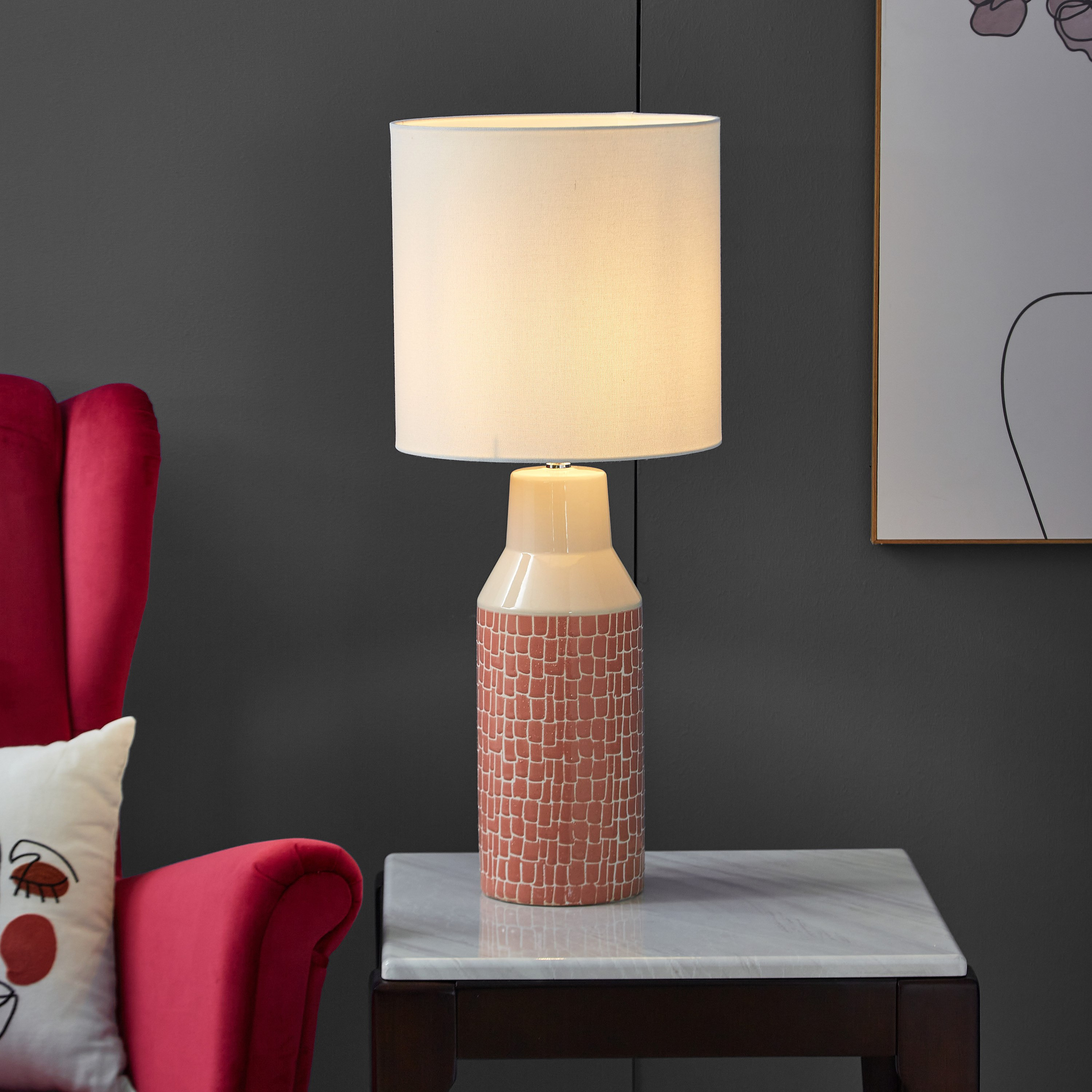 مصباح طاولة سيراميك من كوني- 74 سم-hbxlivingroom-lighting-tablelamps-image-2