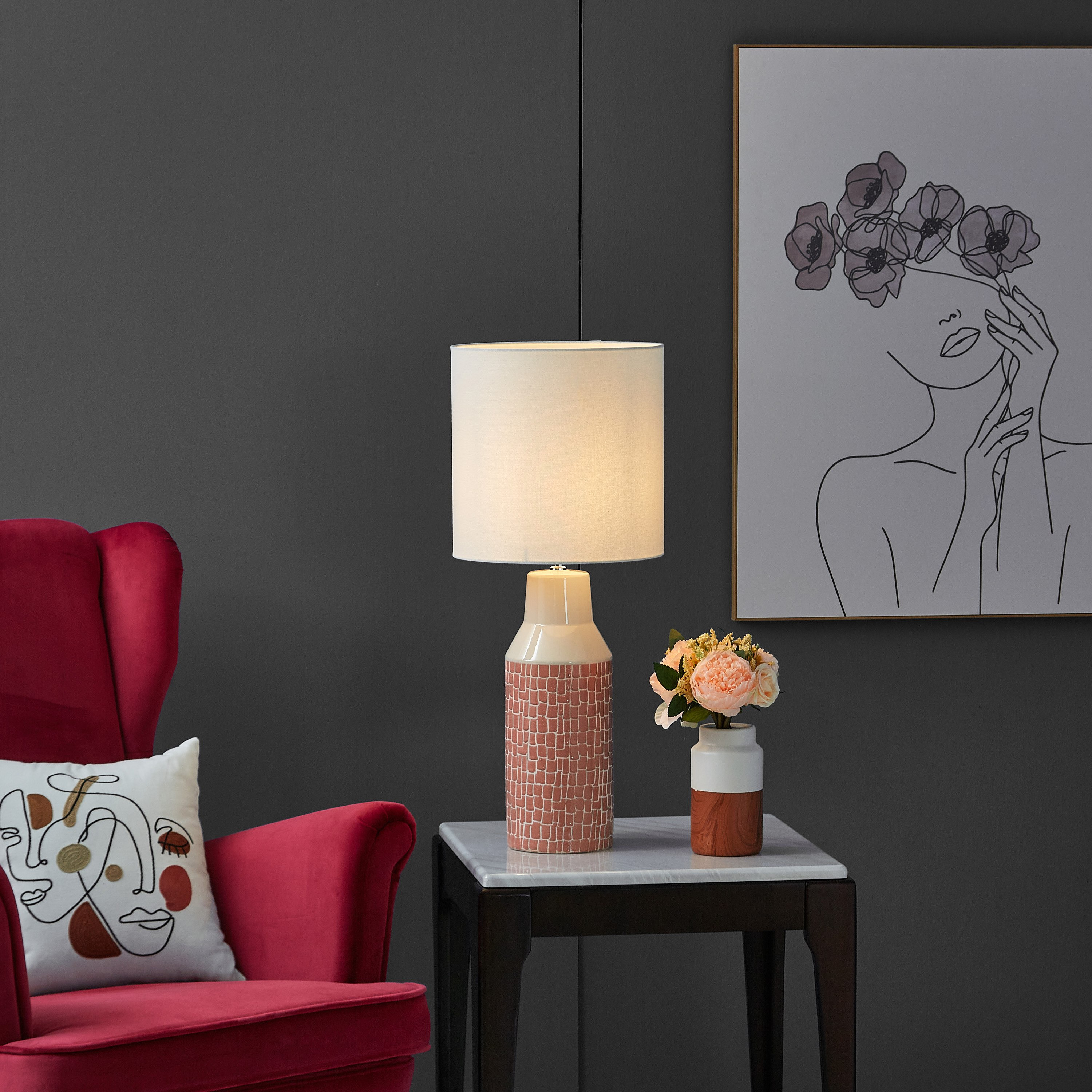 مصباح طاولة سيراميك من كوني- 74 سم-hbxlivingroom-lighting-tablelamps-image-4