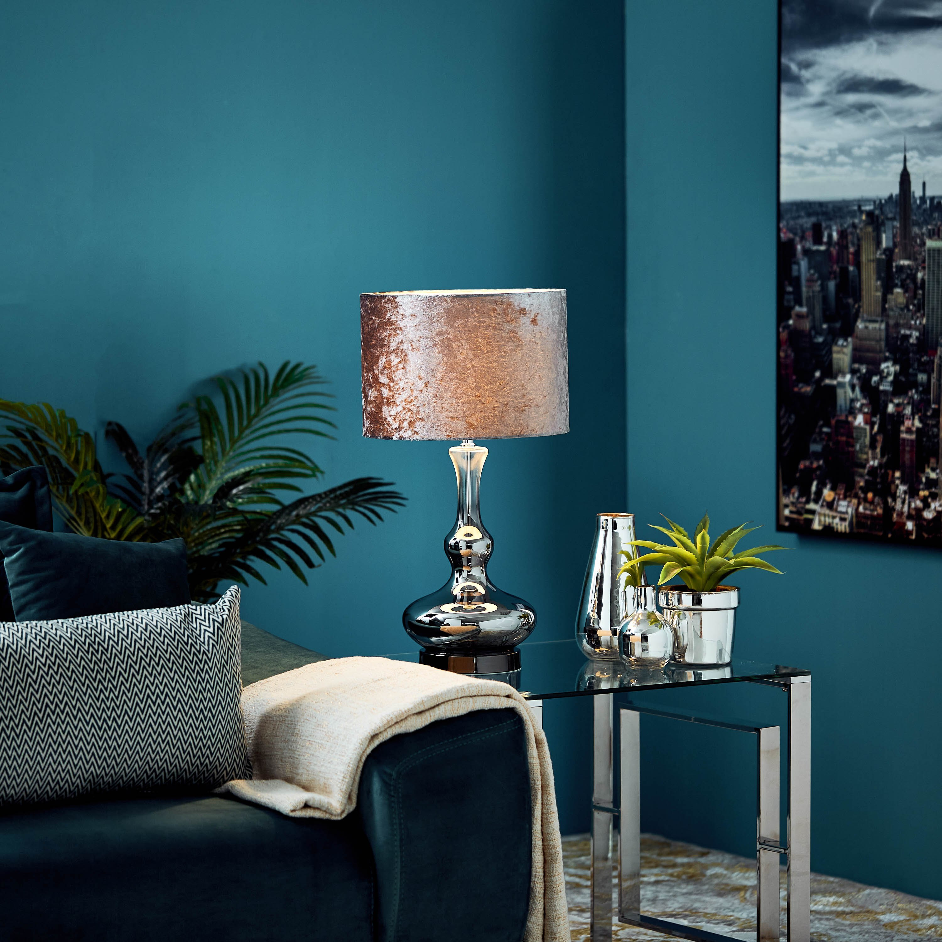 مصباح طاولة زجاجي من هيل - 59 سم-hbxlivingroom-lighting-tablelamps-image-4