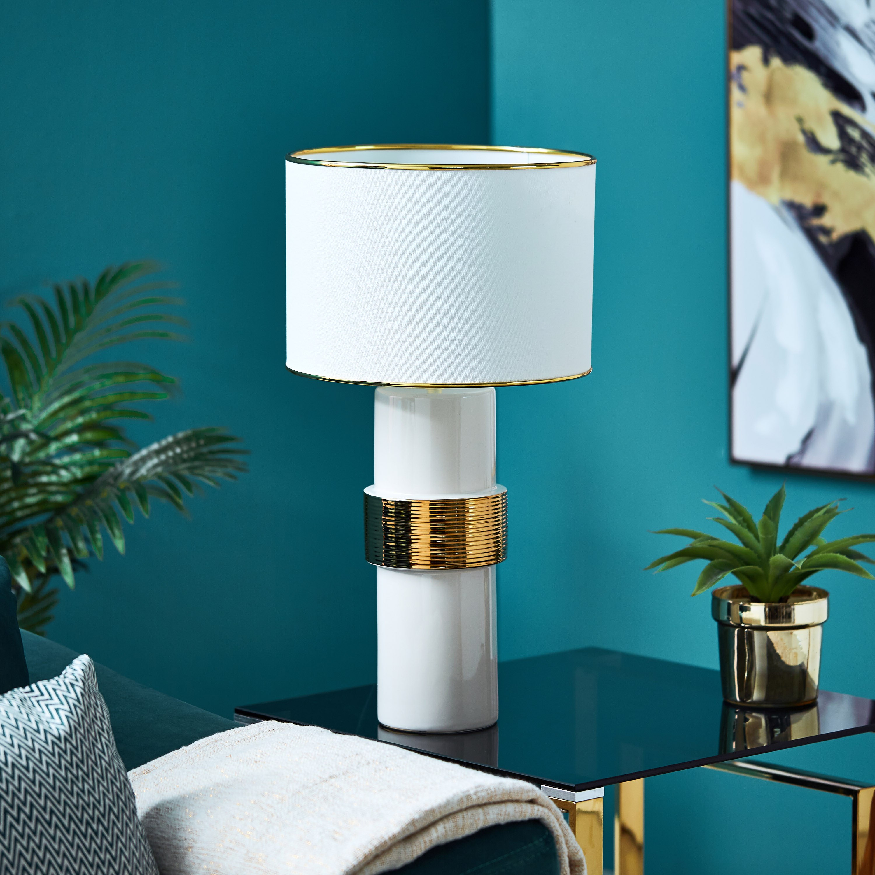 مصباح طاولة سيراميك من نيو - 63 سم-hbxlivingroom-lighting-tablelamps-image-1
