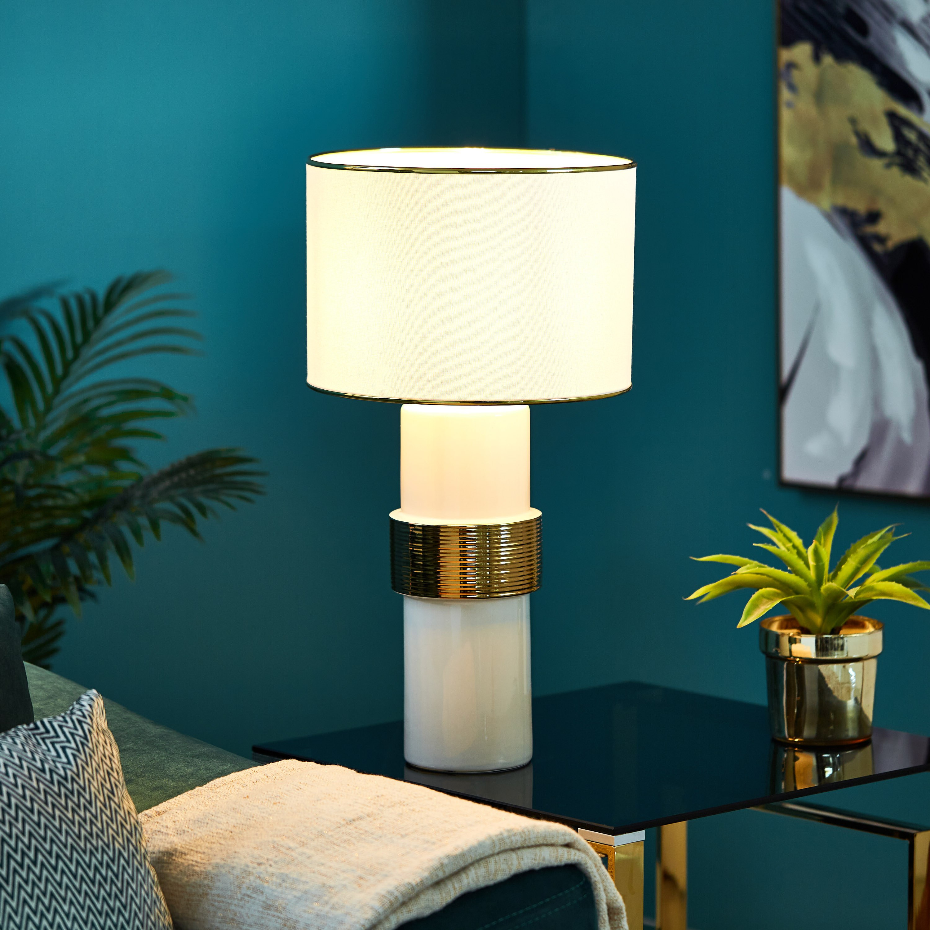 مصباح طاولة سيراميك من نيو - 63 سم-hbxlivingroom-lighting-tablelamps-image-2