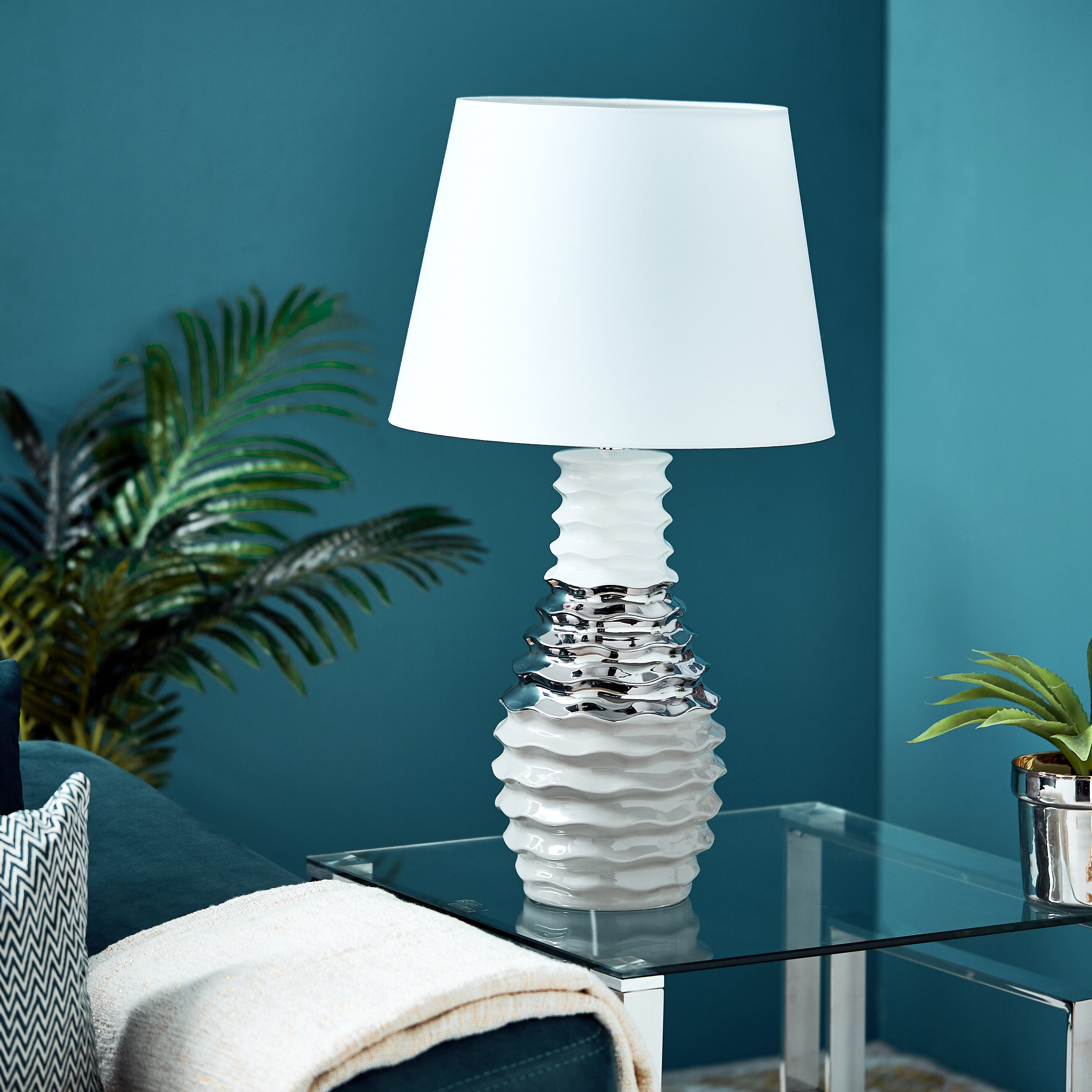 مصباح طاولة سيراميك من ريدجز - 72 سم-hbxlivingroom-lighting-tablelamps-image-1