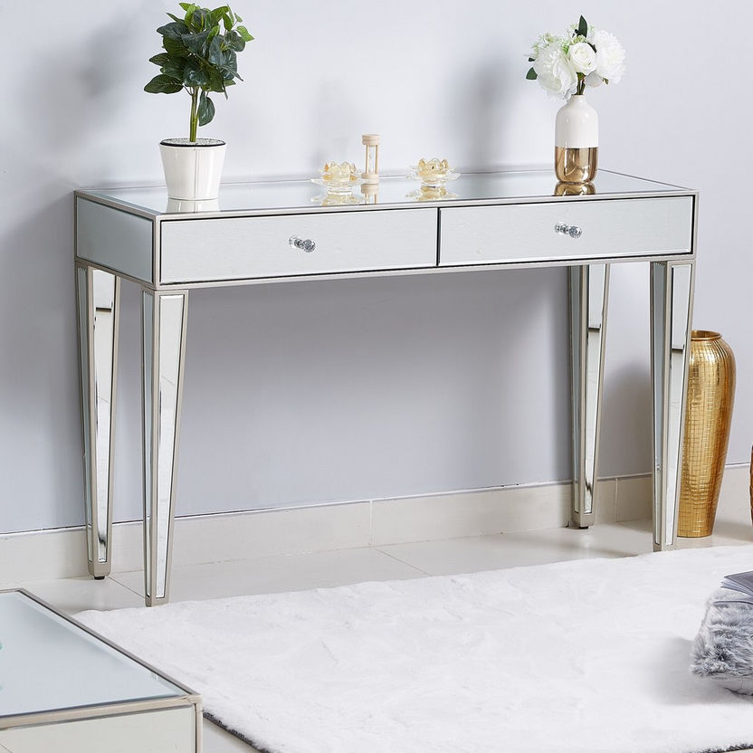 Mirage Console Desk with 2-Drawers-Console Tables-image-0