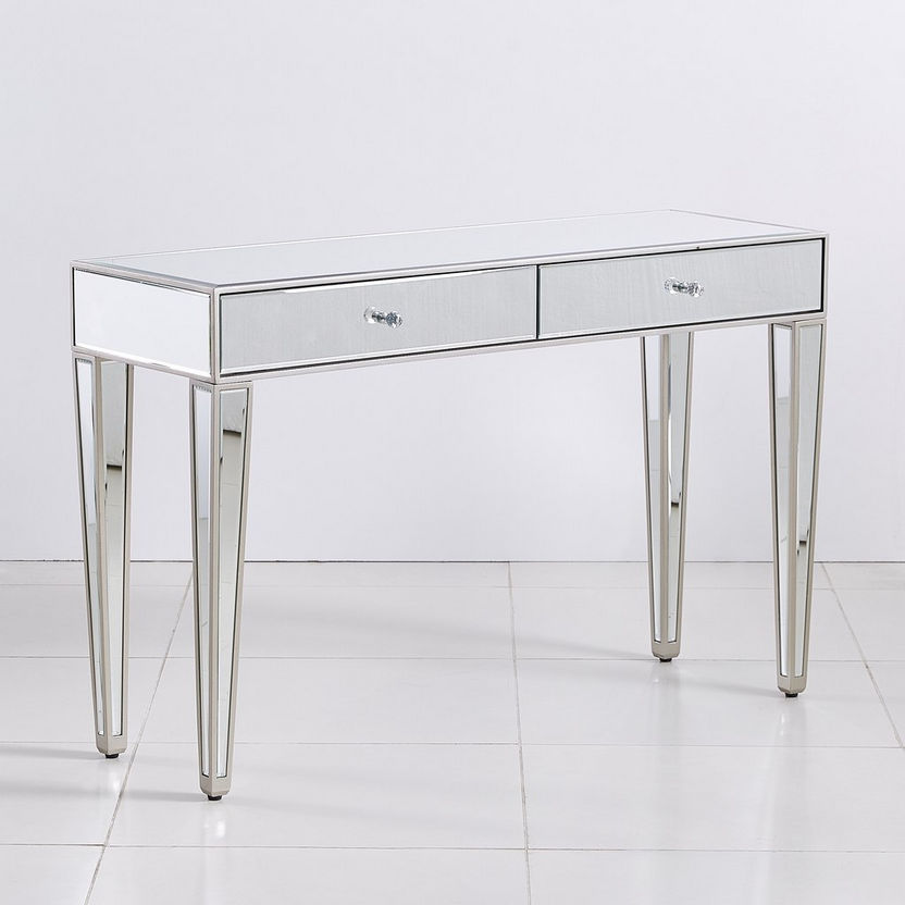 Mirage Console Desk with 2-Drawers-Console Tables-image-4