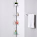Sanity Telescopic Extendable Shower Caddy with 4-Baskets-Shower Caddies and Wall Hooks-thumbnail-0