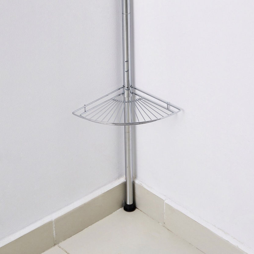 Sanity Telescopic Extendable Shower Caddy with 4-Baskets-Shower Caddies and Wall Hooks-image-2