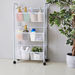 Aspen Rolling Storage Cart with 6-Baskets-Kitchen Racks and Holders-thumbnail-0