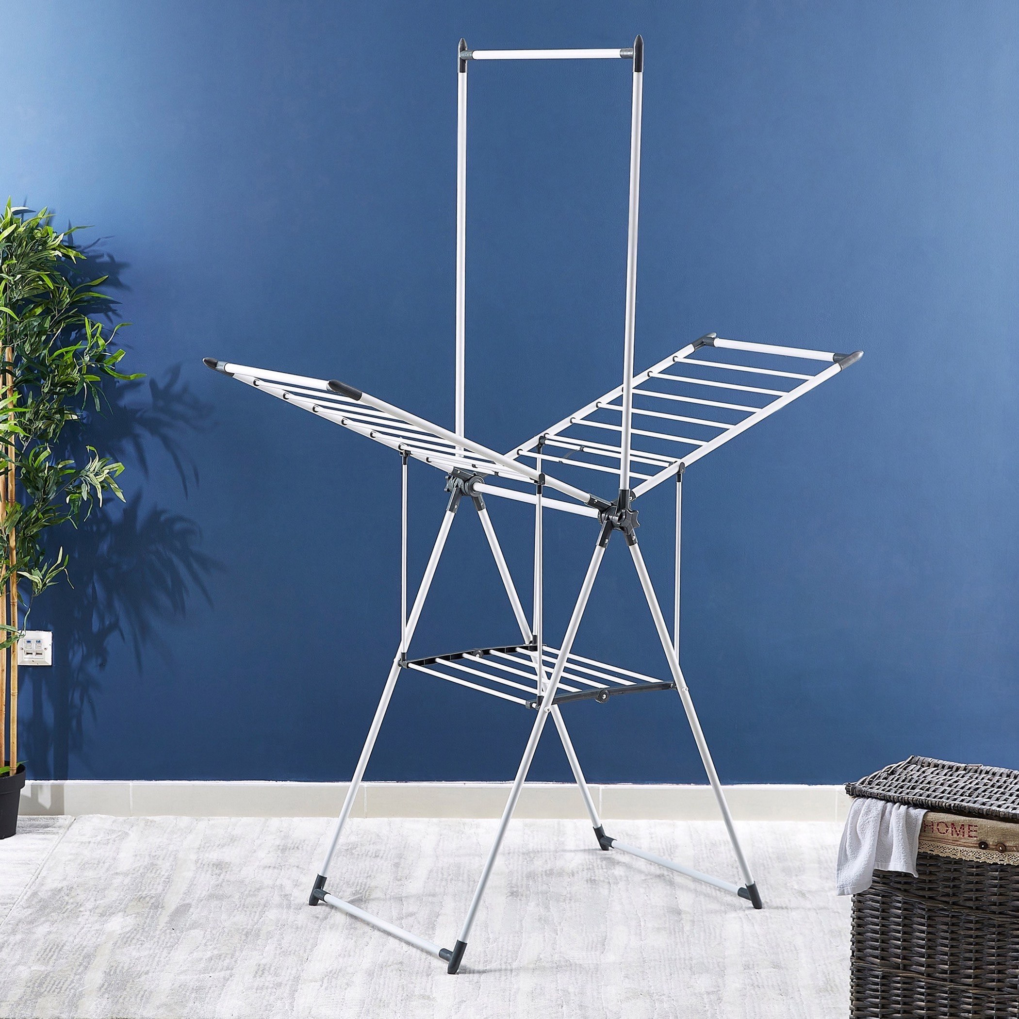 مجفف ملابس من ماكسيمو - 122x7x38 سم-hbxhomeware-bathandlaundry-clothesdryingracks-image-2