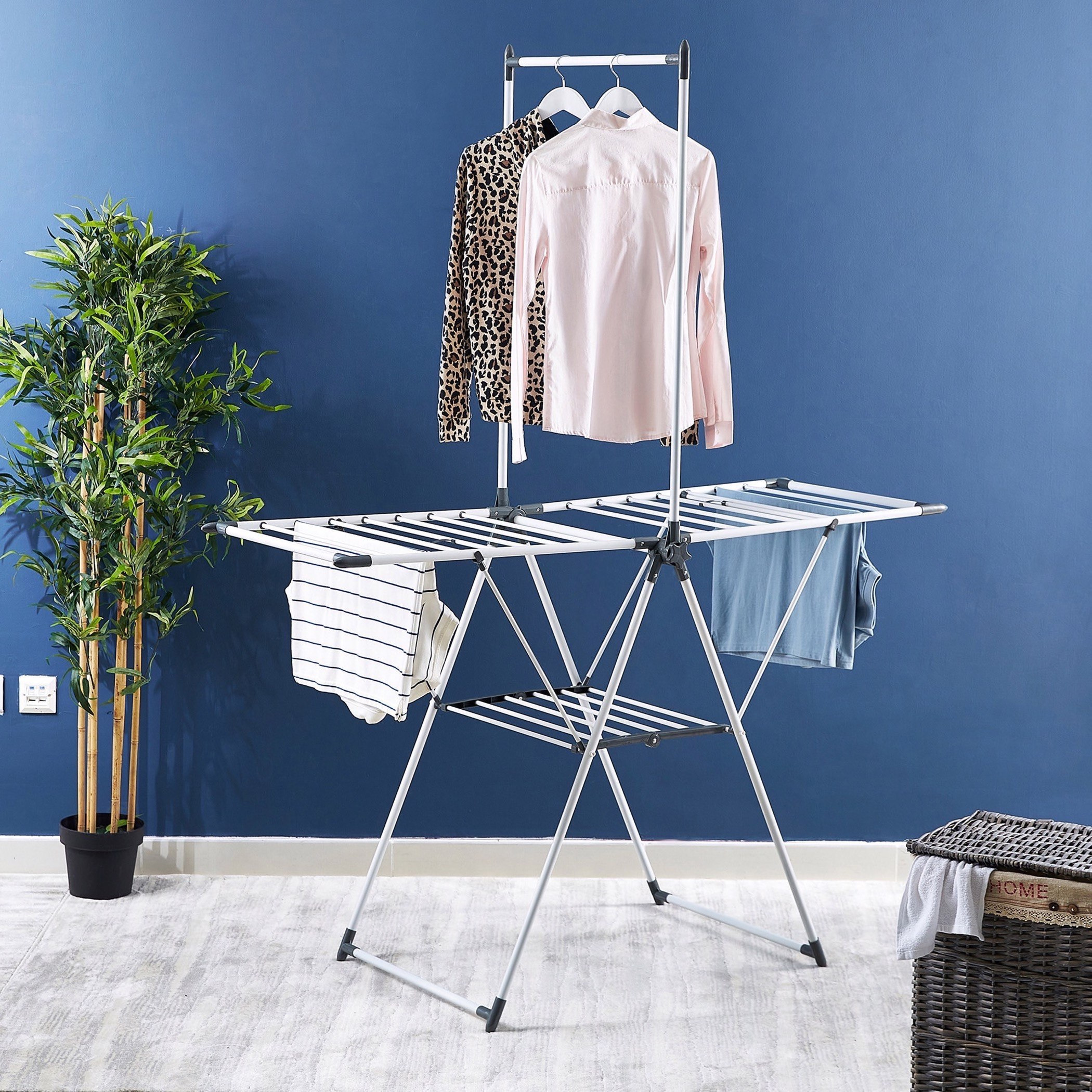 مجفف ملابس من ماكسيمو - 122x7x38 سم-hbxhomeware-bathandlaundry-clothesdryingracks-image-7