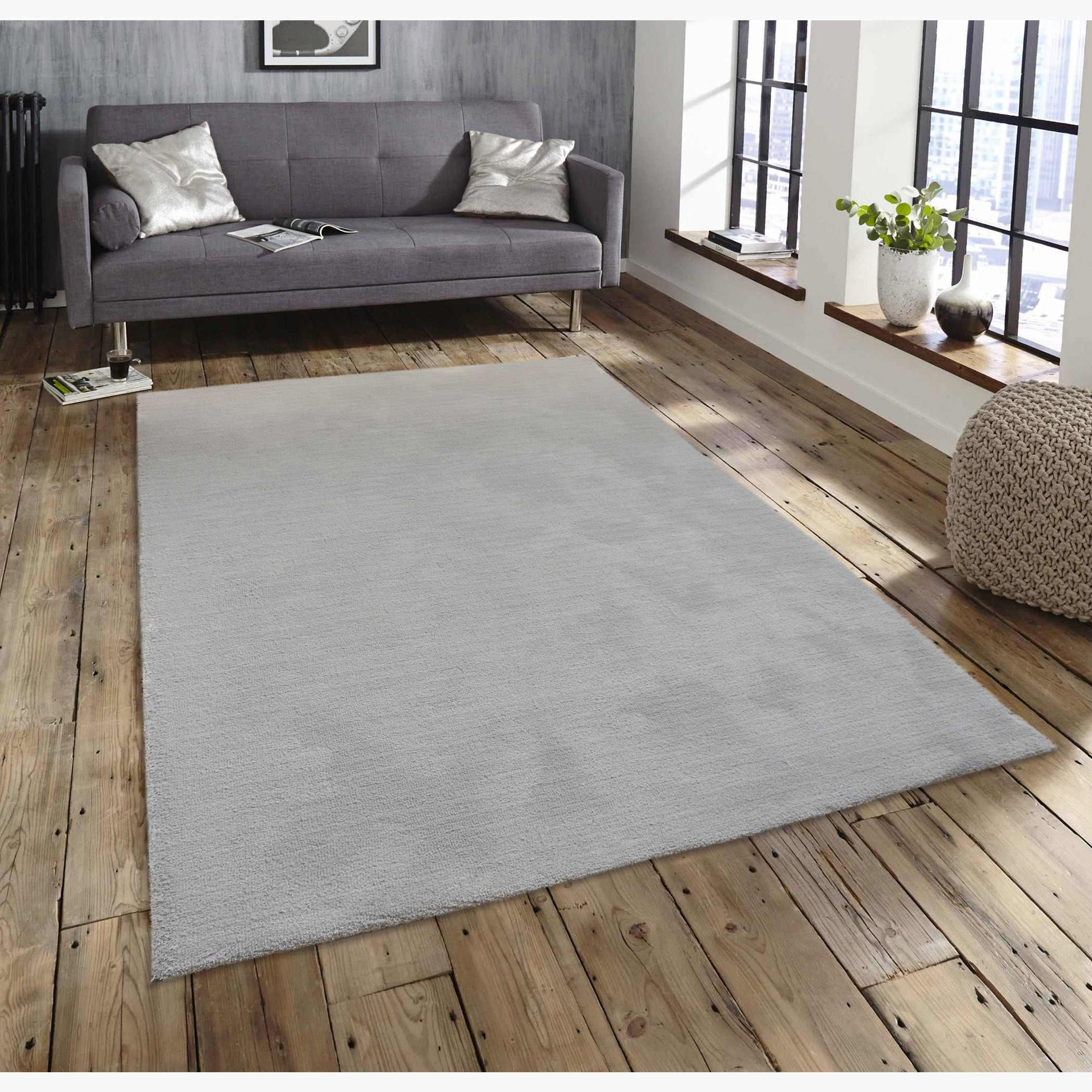 سجادة ميكروفيبر فائقة النعومة من بيل - 140x200 سم-hbxdecorandfurnishings-floorcoverings-rugs-image-1