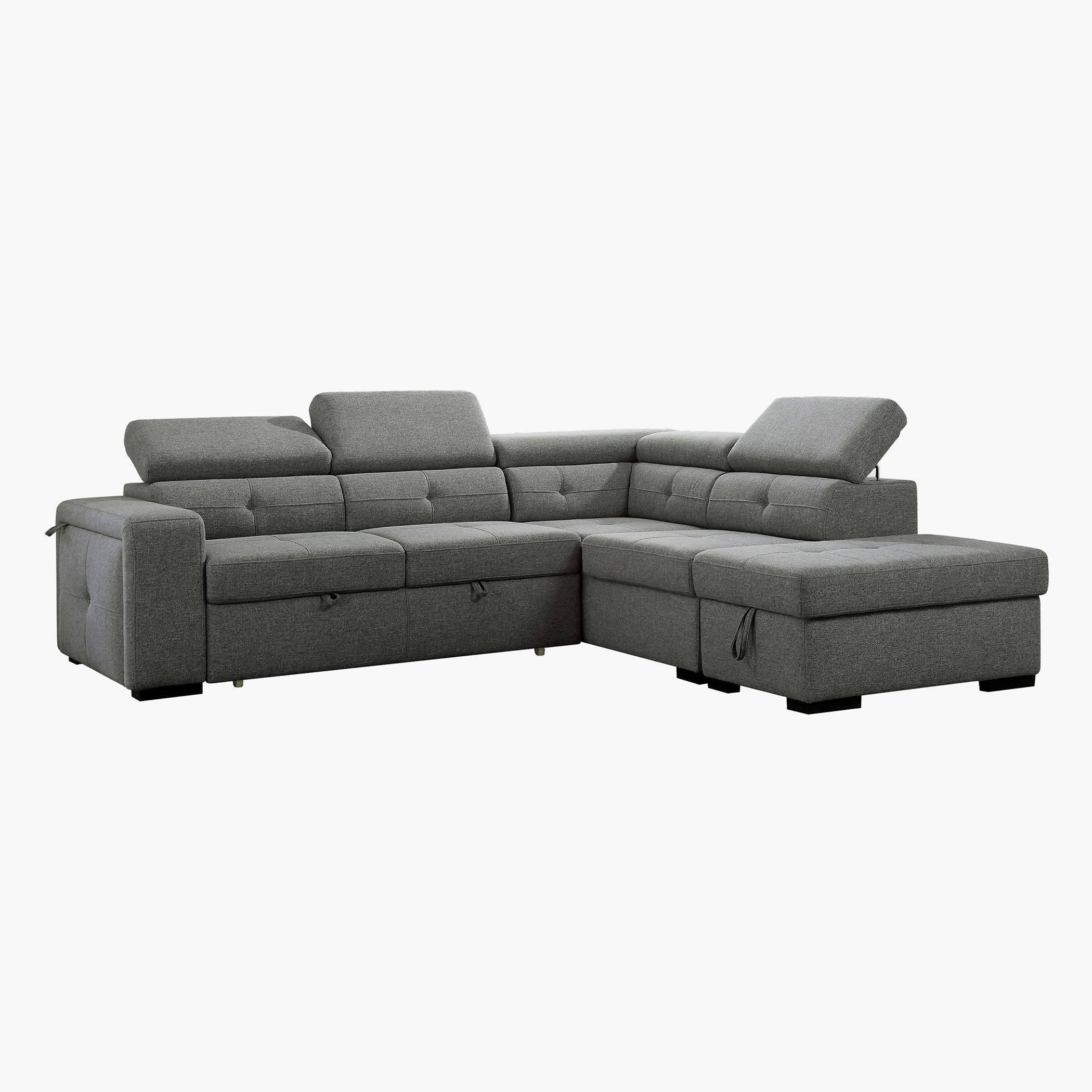 كنبة سرير قماشيّة ركنيّة مع وحدة تخزين من كرافت-hbxfurniture-livingroom-sofasandsofasets-image-2