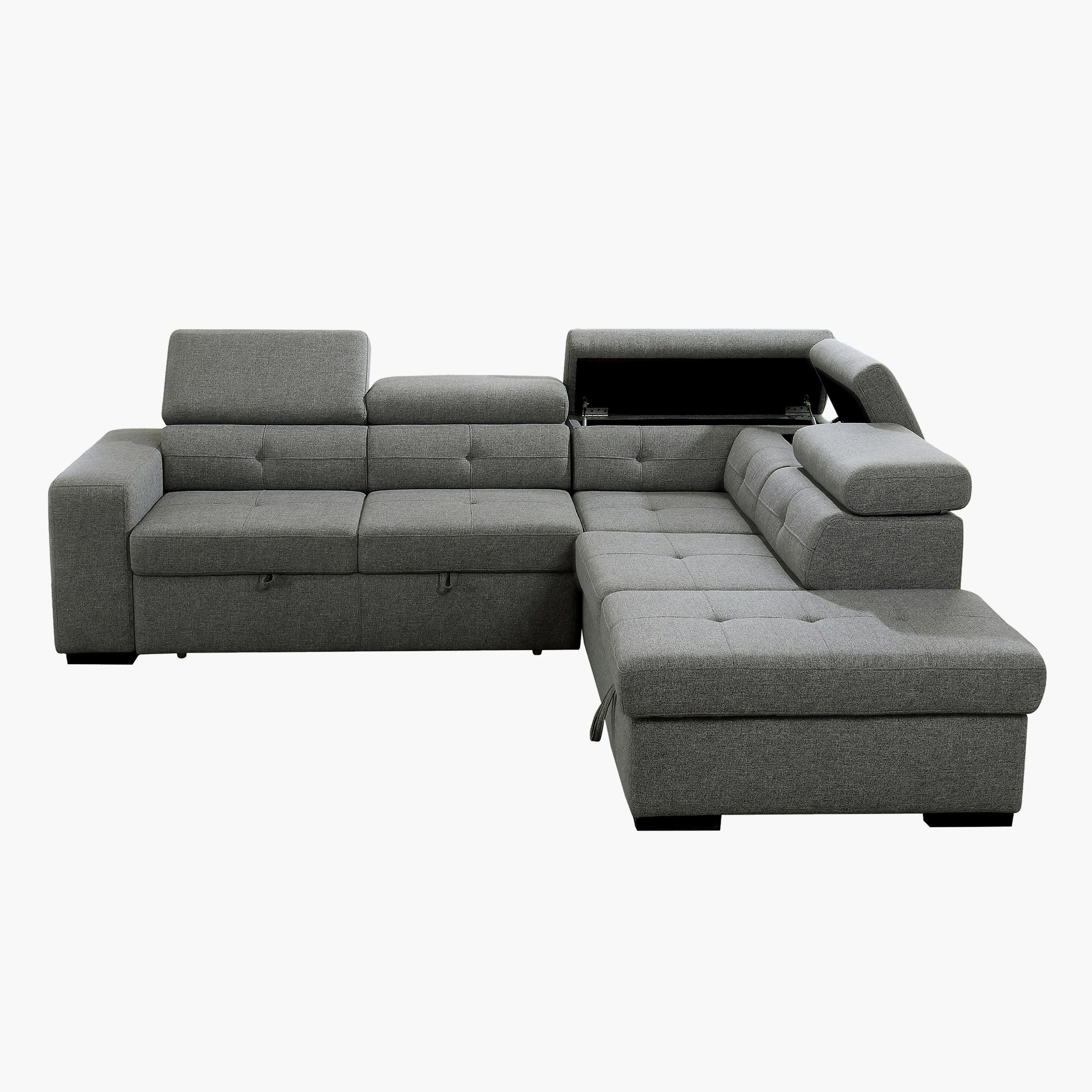 كنبة سرير قماشيّة ركنيّة مع وحدة تخزين من كرافت-hbxfurniture-livingroom-sofasandsofasets-image-3