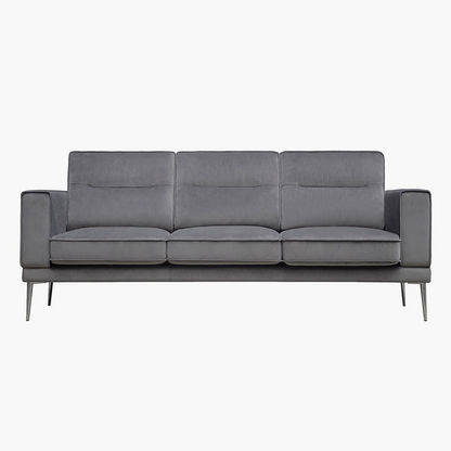 Newberry 3-Seater Velvet Sofa with 2 Cushions