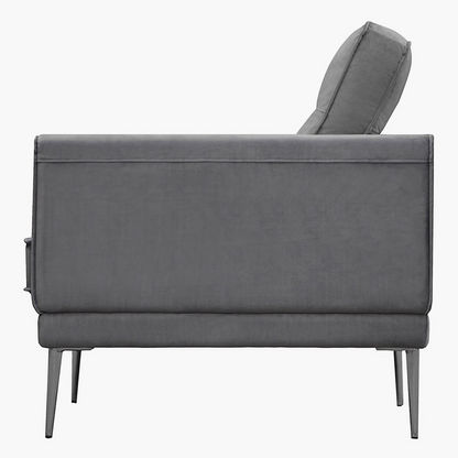 Newberry 3-Seater Velvet Sofa with 2 Cushions