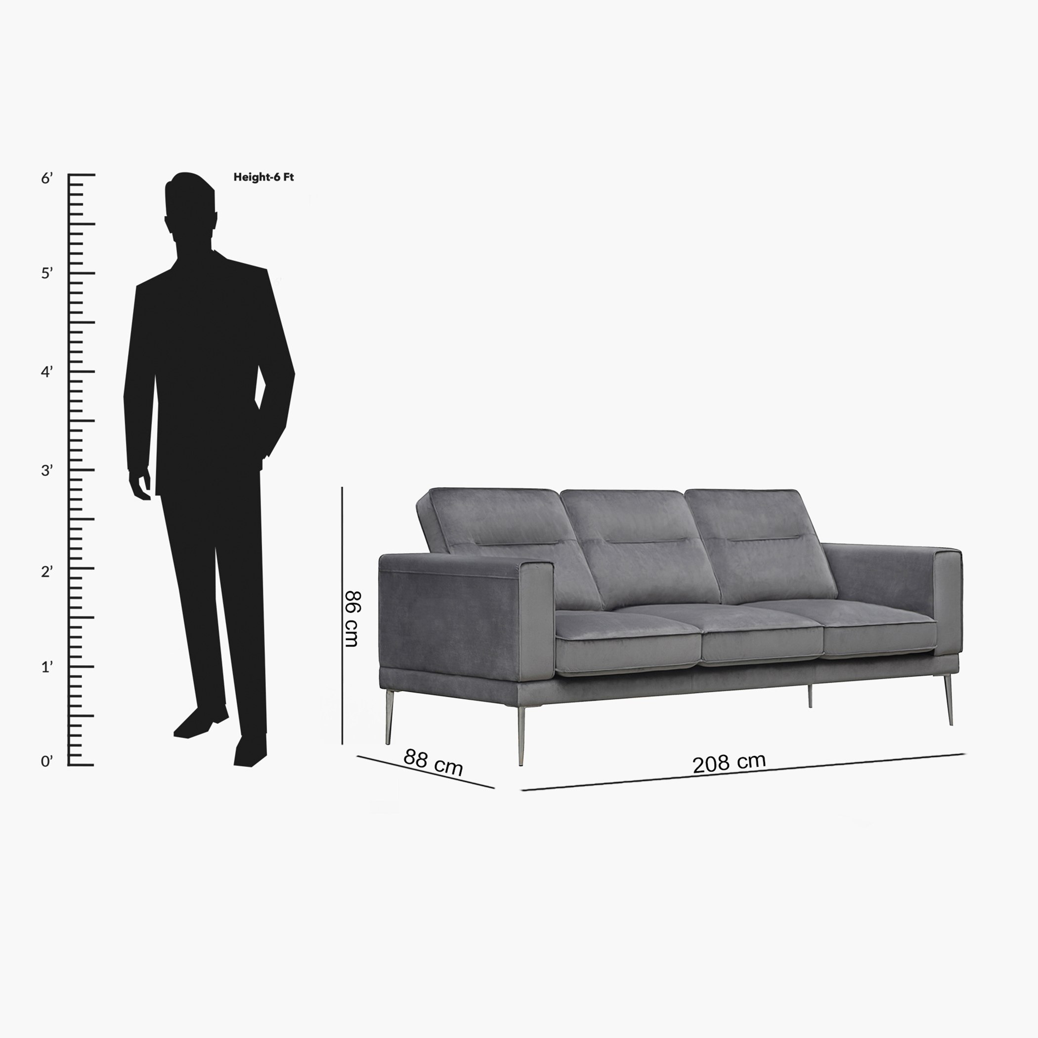 كنبة مخمليّة 3 مقاعد مع وسادتين من نيوبيري-hbxlivingroom-sofasandarmchairs-sofas-image-5