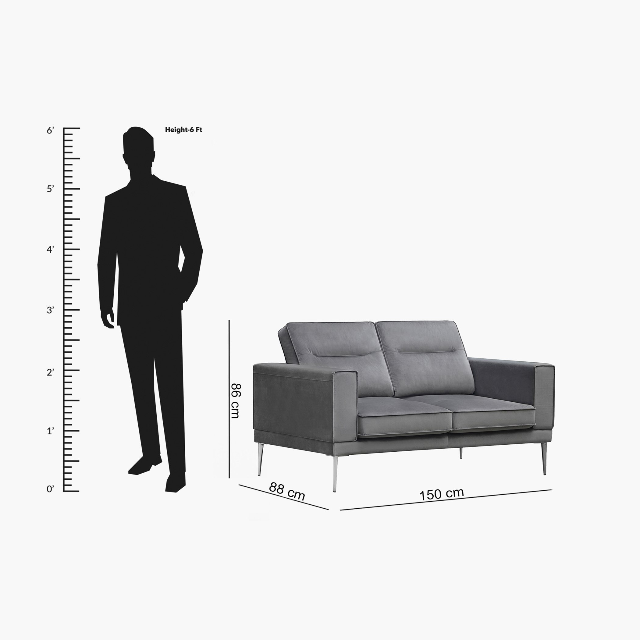 كنبة مخمليّة مقعدين مع وسادتين من نيوبيري-hbxlivingroom-sofasandarmchairs-sofas-image-5