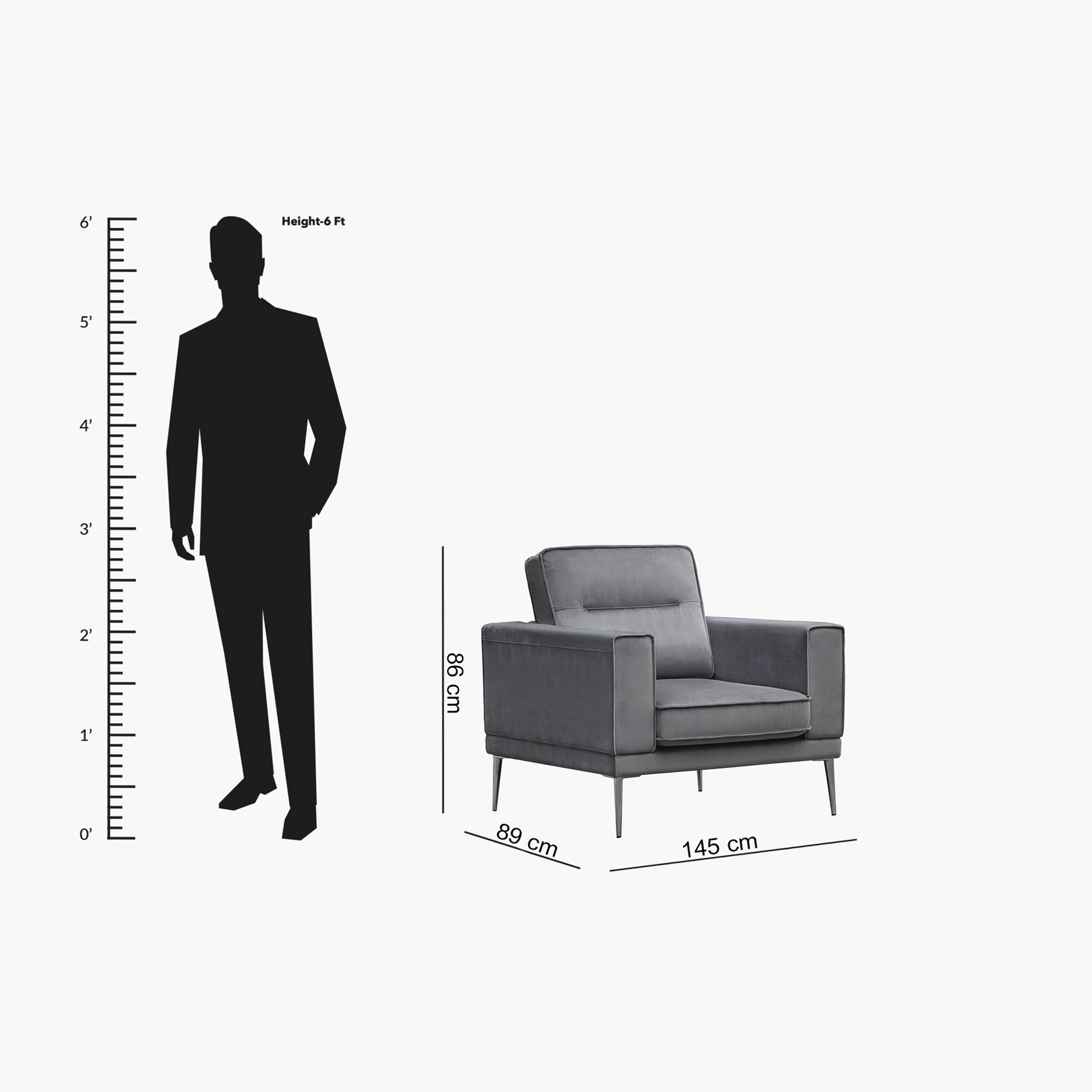 كنبة مخمليّة مقعد واحد مع وسادة من نيوبيري-hbxlivingroom-sofasandarmchairs-sofas-image-5
