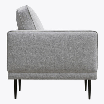 Micasa 3-Seater Fabric Sofa with 2 Bolster Cushions