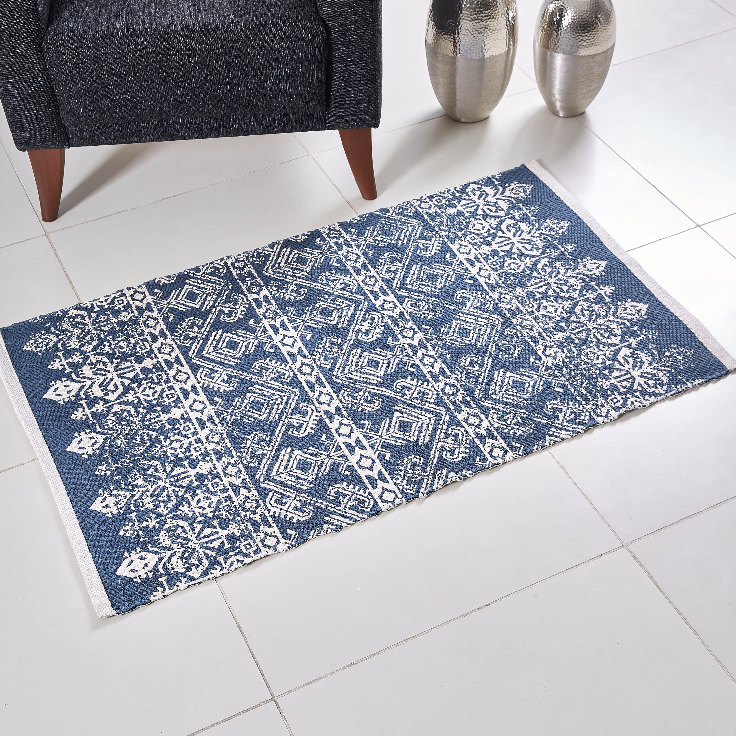 سجادة دوري بطبعات من نوماد - 68x120 سم-hbxdecorandfurnishings-floorcoverings-rugs-image-1