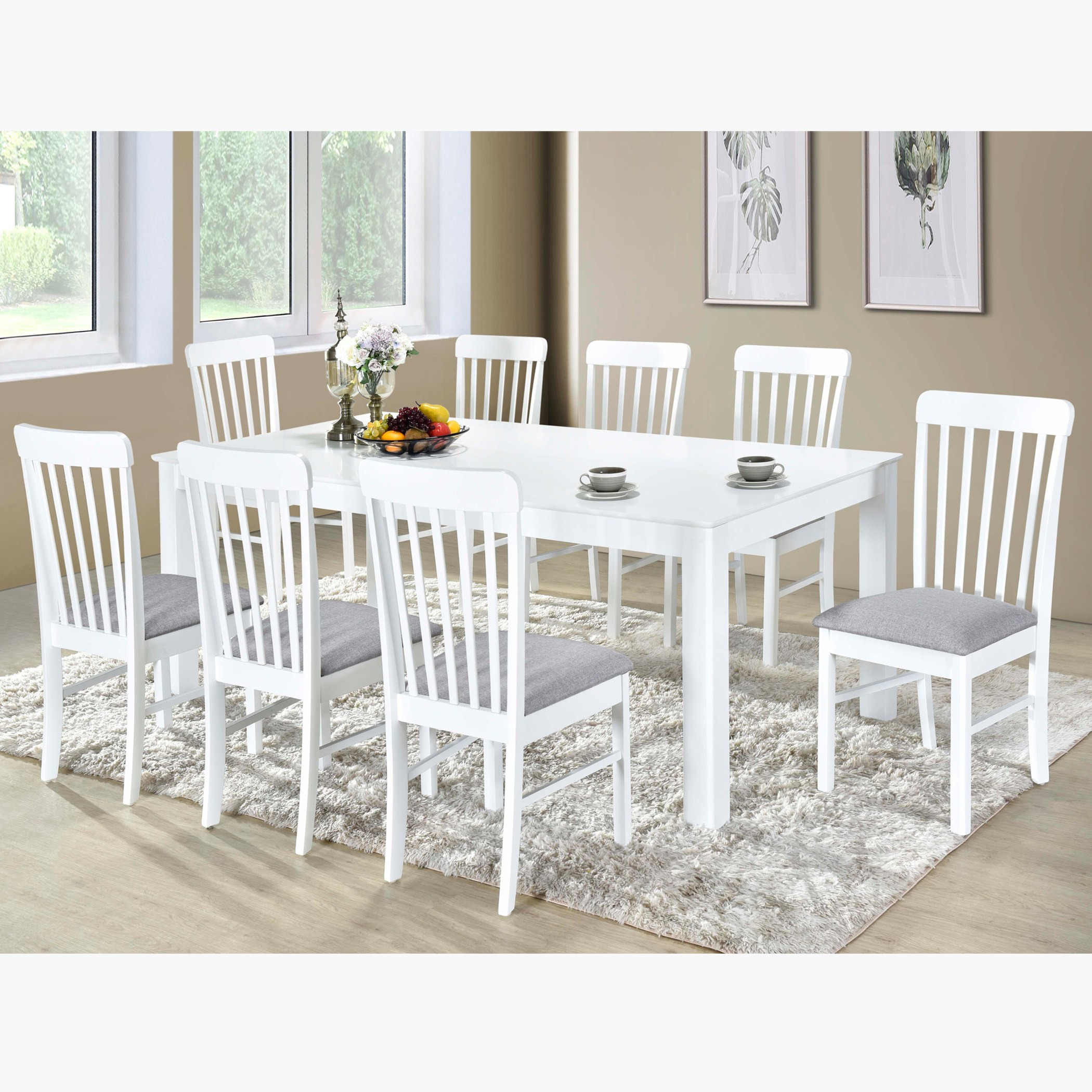 Buy Boston 8 Seater Dining Set Online in KSA Homebox