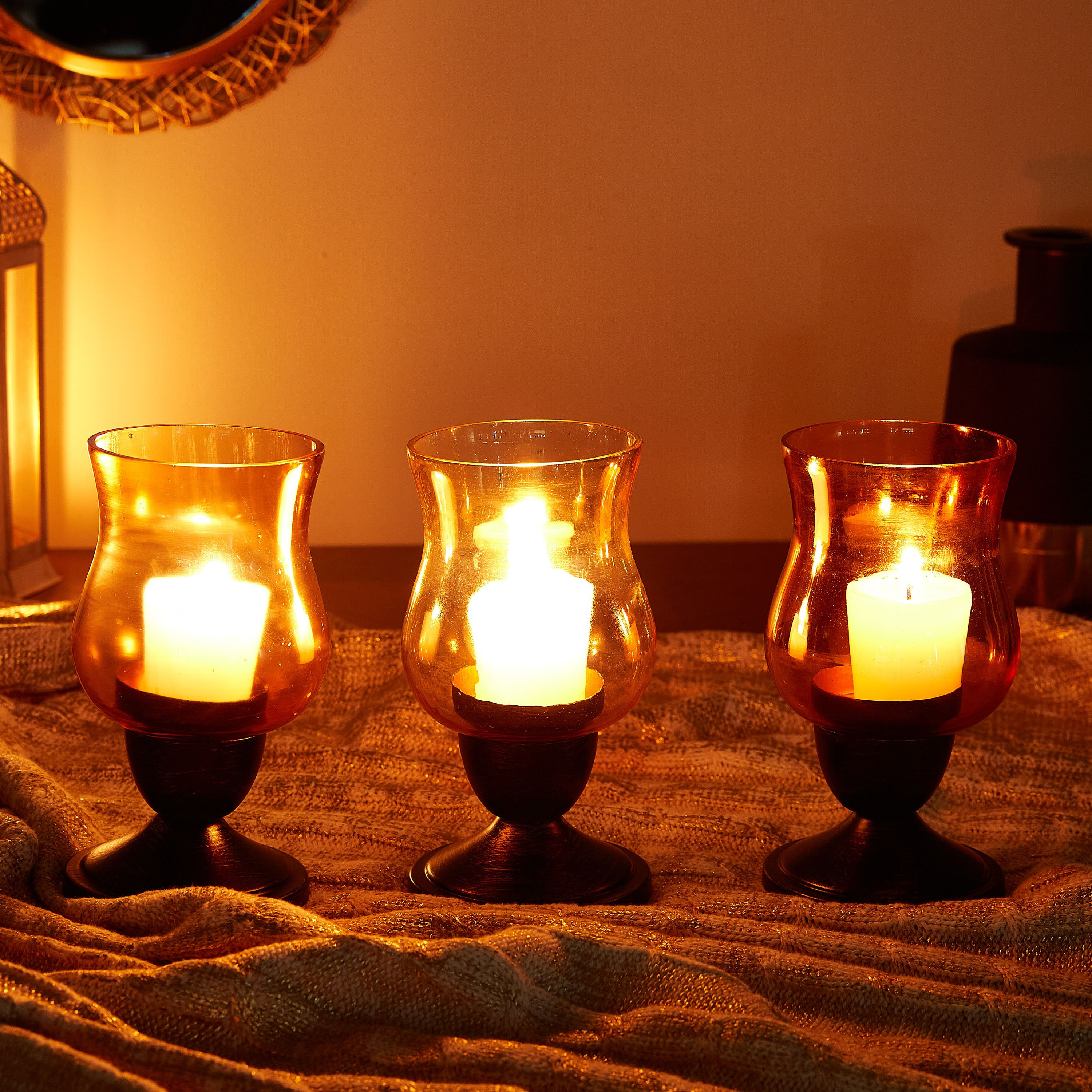 حامل شموع من فارو- طقم من 3 قطع-hbxlivingroom-decorandaccessories-candleholders-image-2