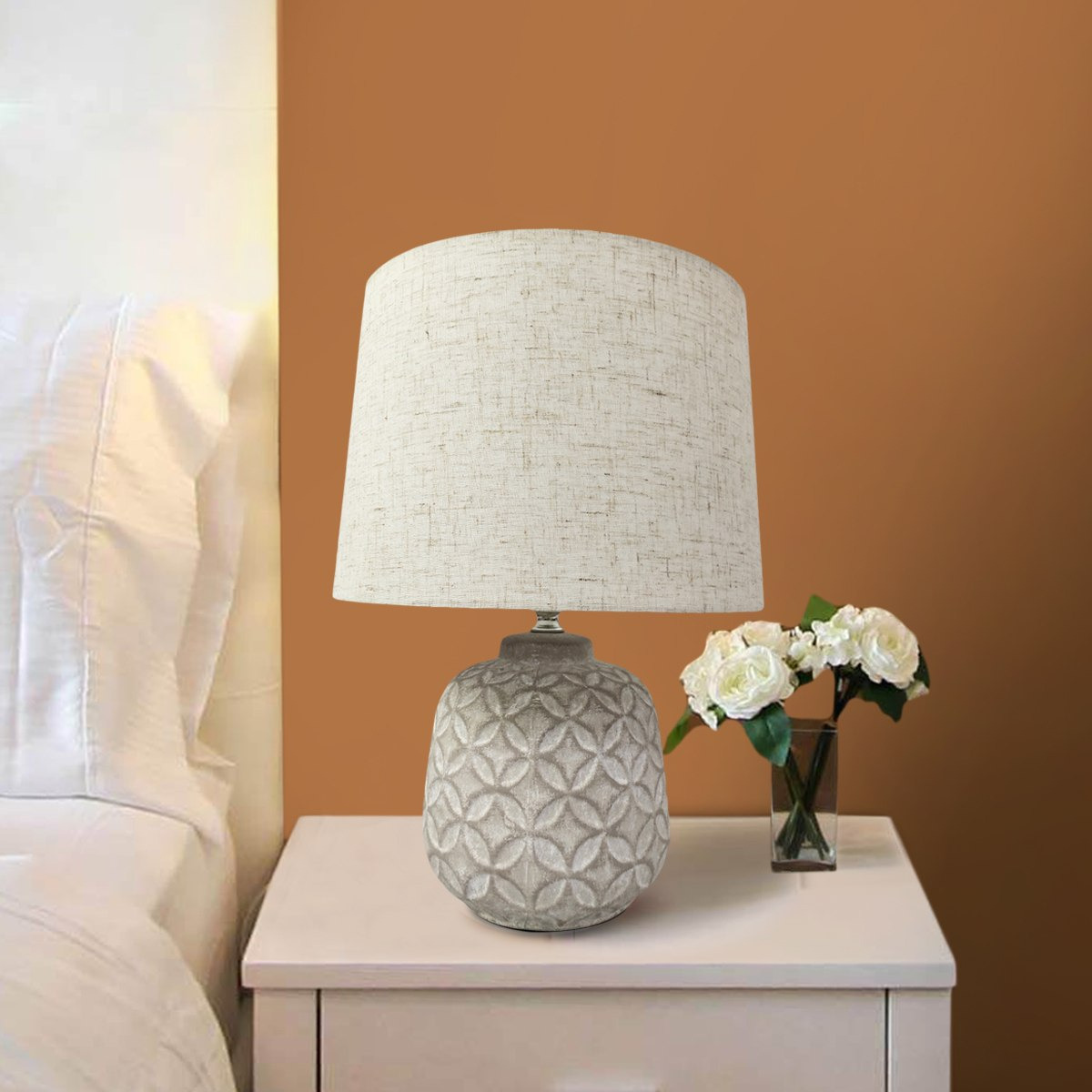 مصباح طاولة معدني من زاير - 36 سم-hbxlivingroom-lighting-tablelamps-image-1