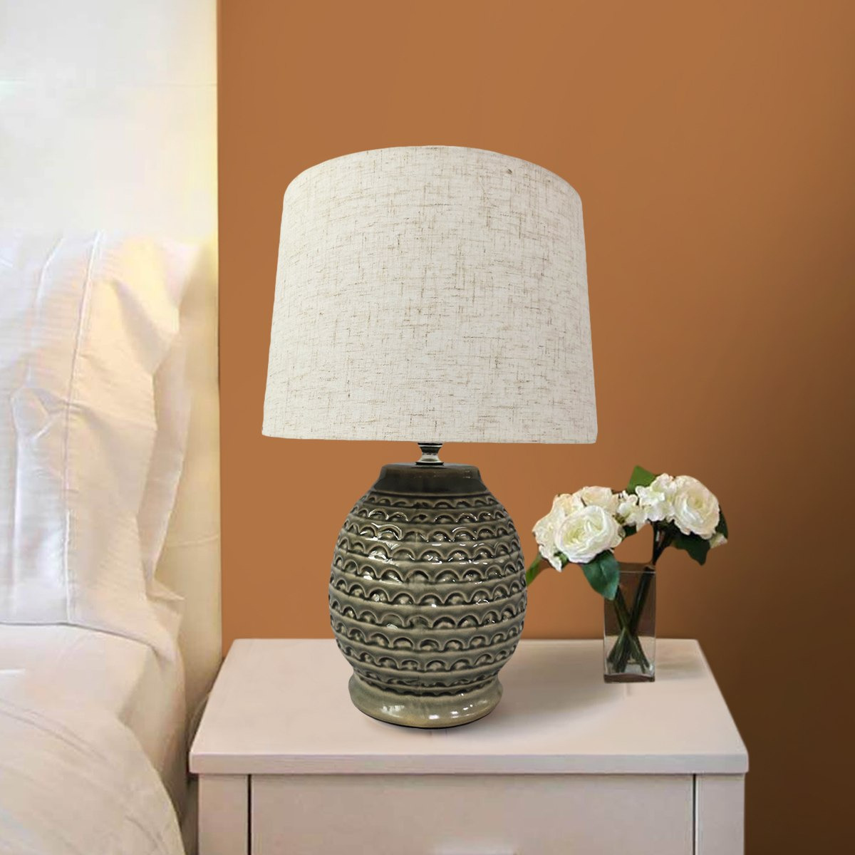 مصباح طاولة سيراميك من إليون - 38 سم-hbxlivingroom-lighting-tablelamps-image-1