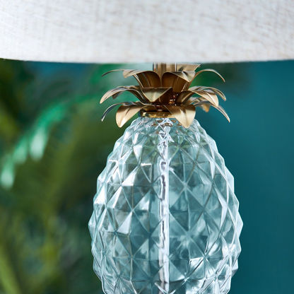 Pine Glass Table Lamp - 48 cms