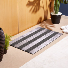 Wood Stripe Doormat - 45x75 cms
