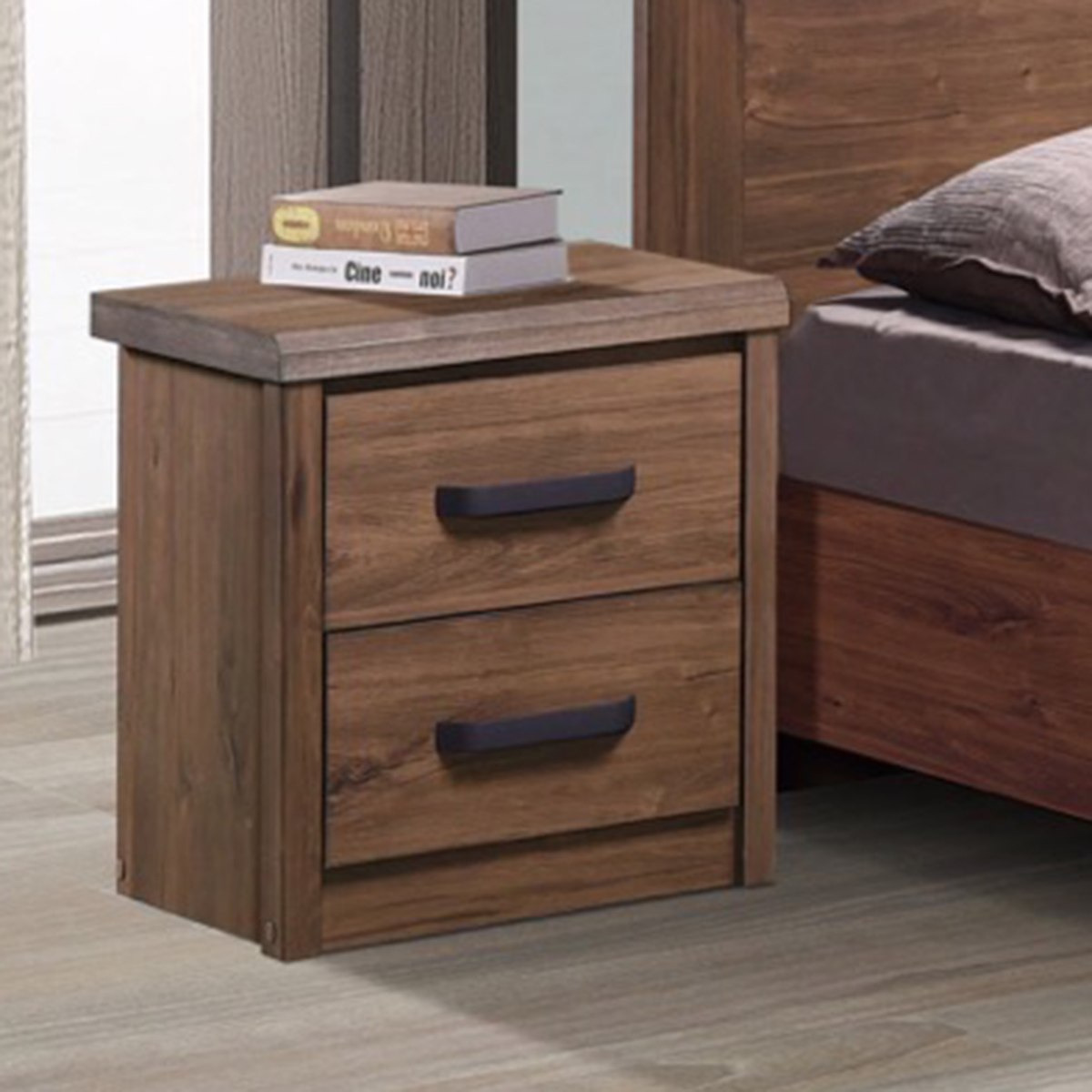 طاولة سرير جانبية بدرجين من بيتون-hbxfurniture-bedroom-nightstands-image-1