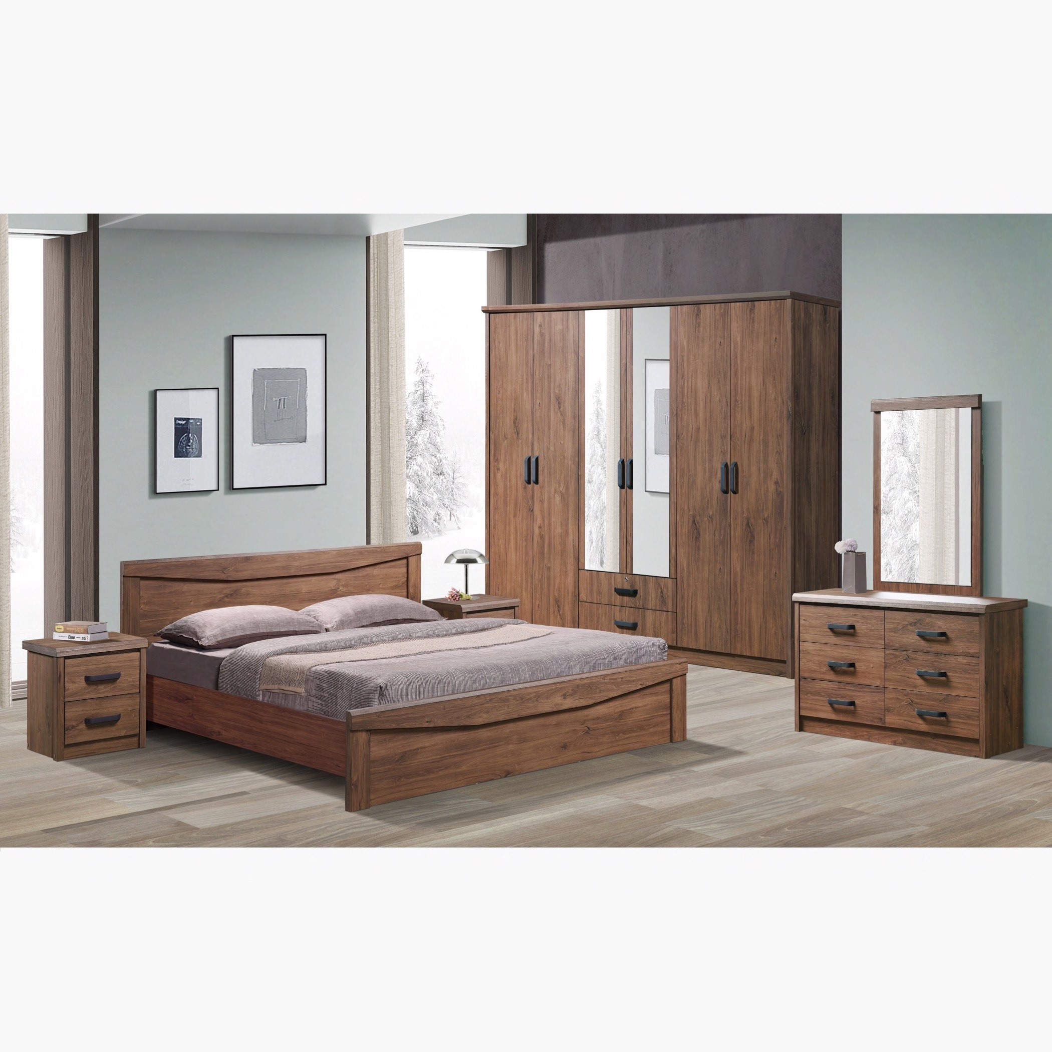 مرآة دون طاولة تزيين كبيرة 6 أدراج من بيتون-hbxfurniture-bedroom-dressersandmirrors-image-6