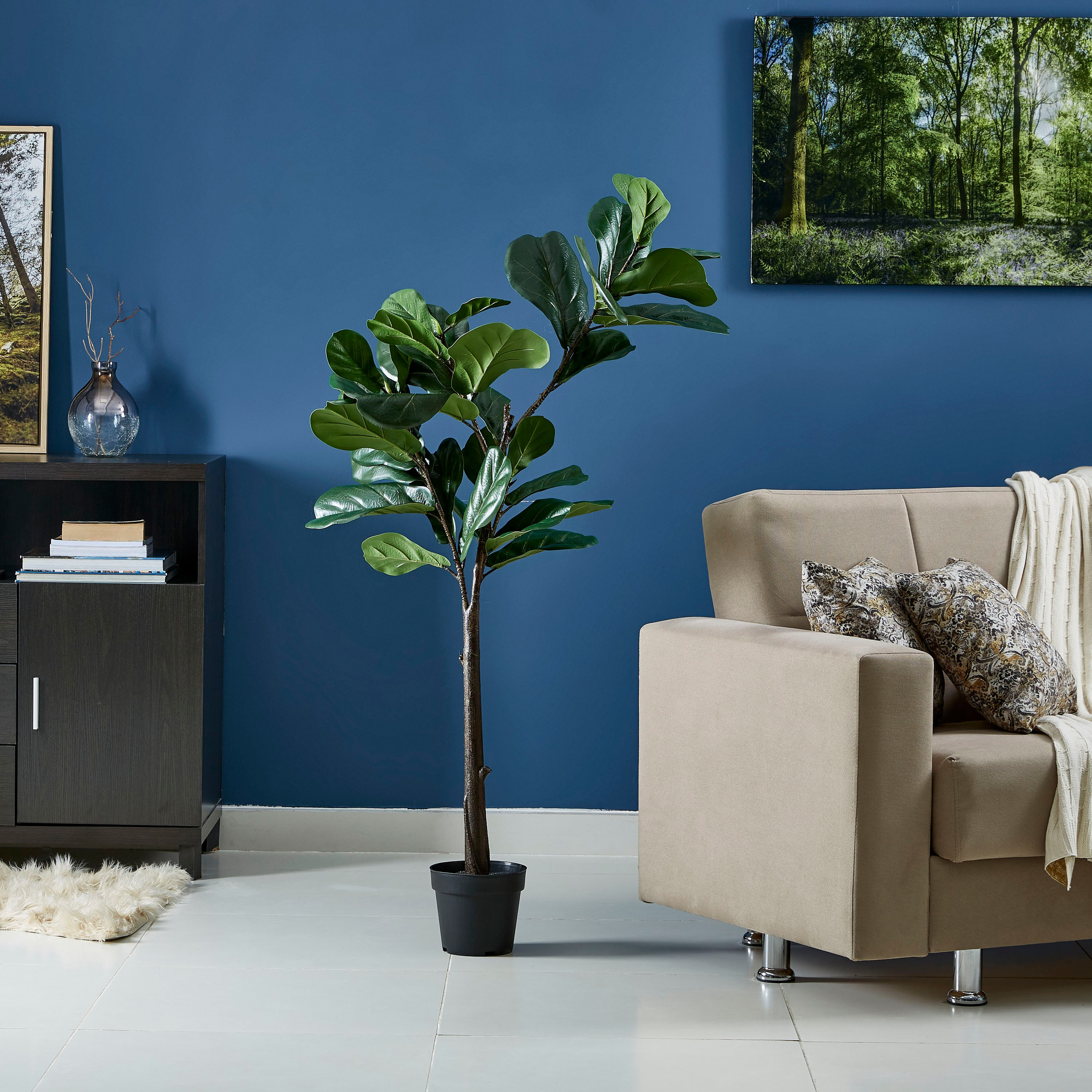 نبتة تين في إصيص من الإسمنت - 148 سم-hbxdecorandfurnishings-homeaccessories-artificialflowersandplants-image-4
