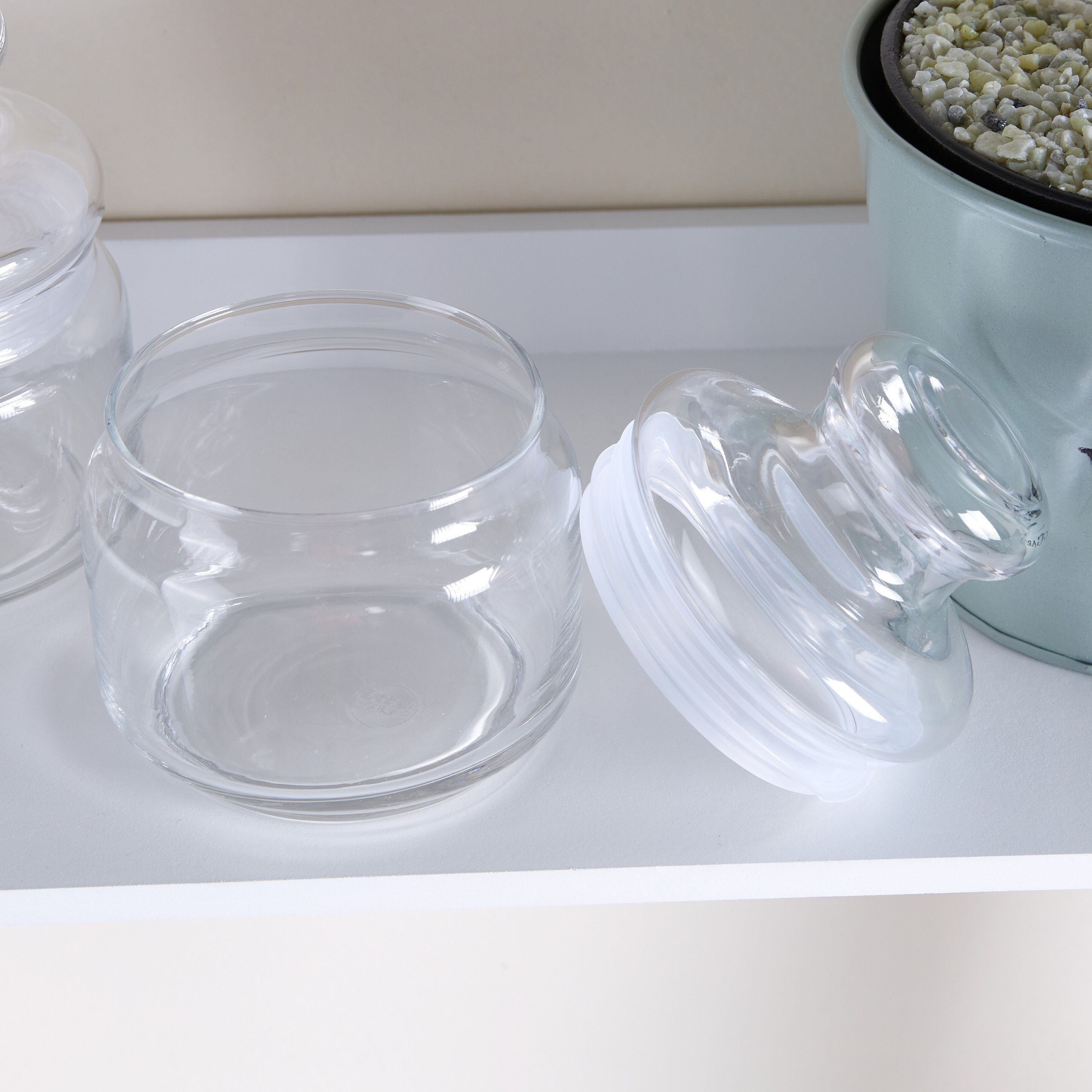 جرّة بغطاء زجاجي من أوشن بوب - طقم من قطعتين-hbxhomeware-hbxkitchen-image-2