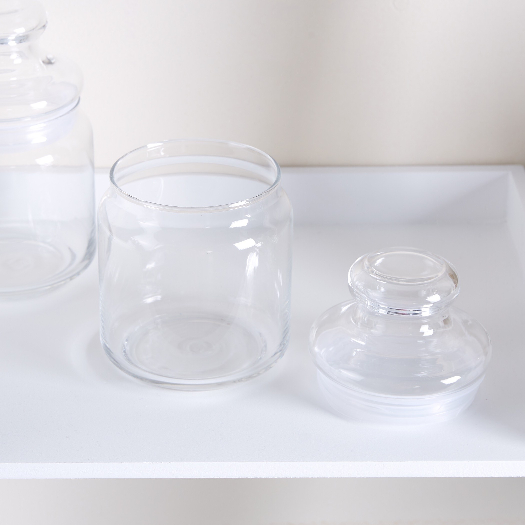 جرّة بغطاء زجاجي بوب - طقم من قطعتين-hbxhomeware-hbxkitchen-image-2