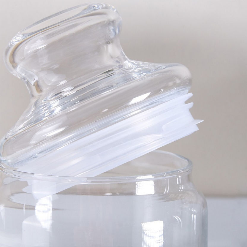 Ocean Pop Jar with Glass Lid - Set of 2-Glassware-image-2
