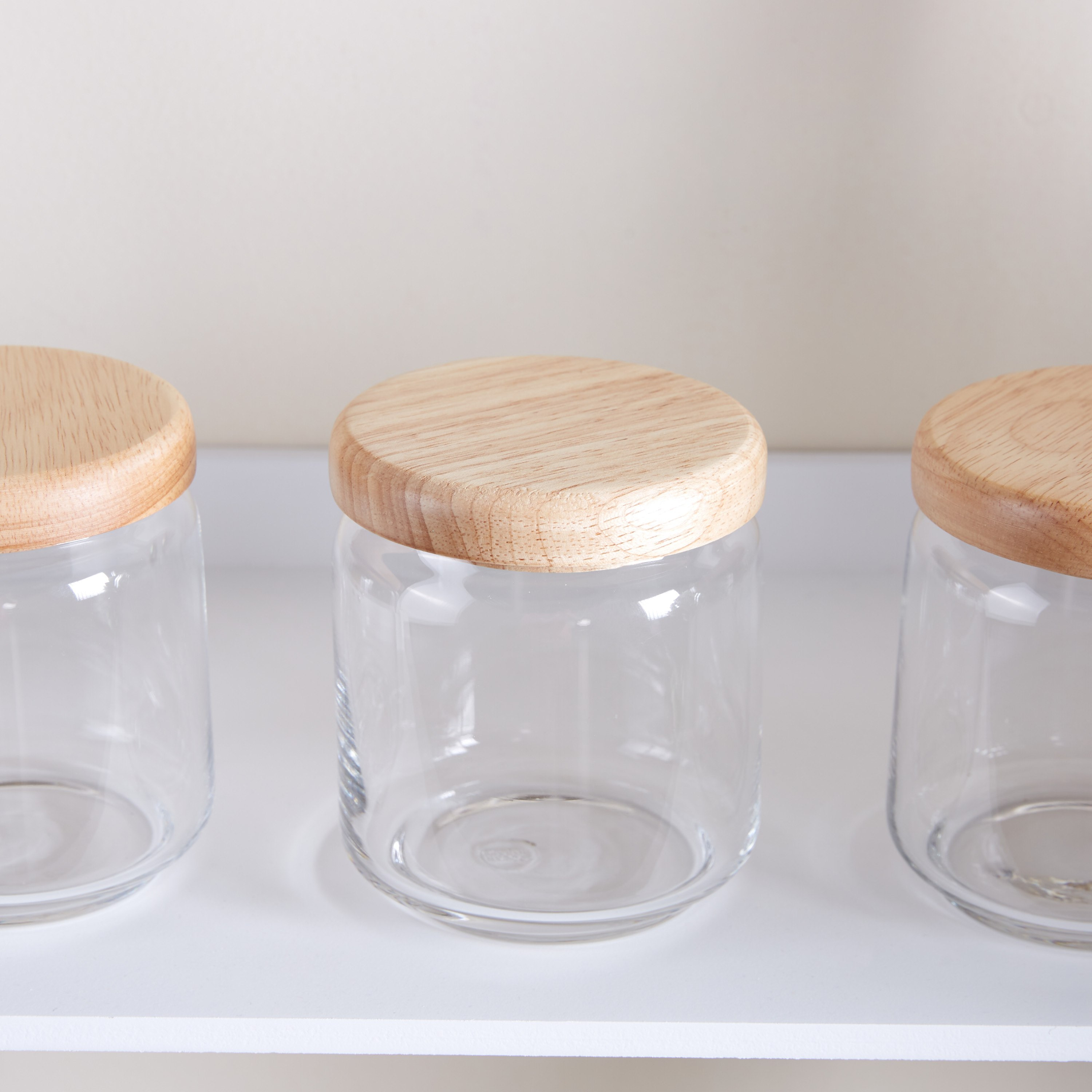 Ocean Pop Jar with Wooden Lid - Set of 6-hbxhomeware-hbxkitchen-image-2
