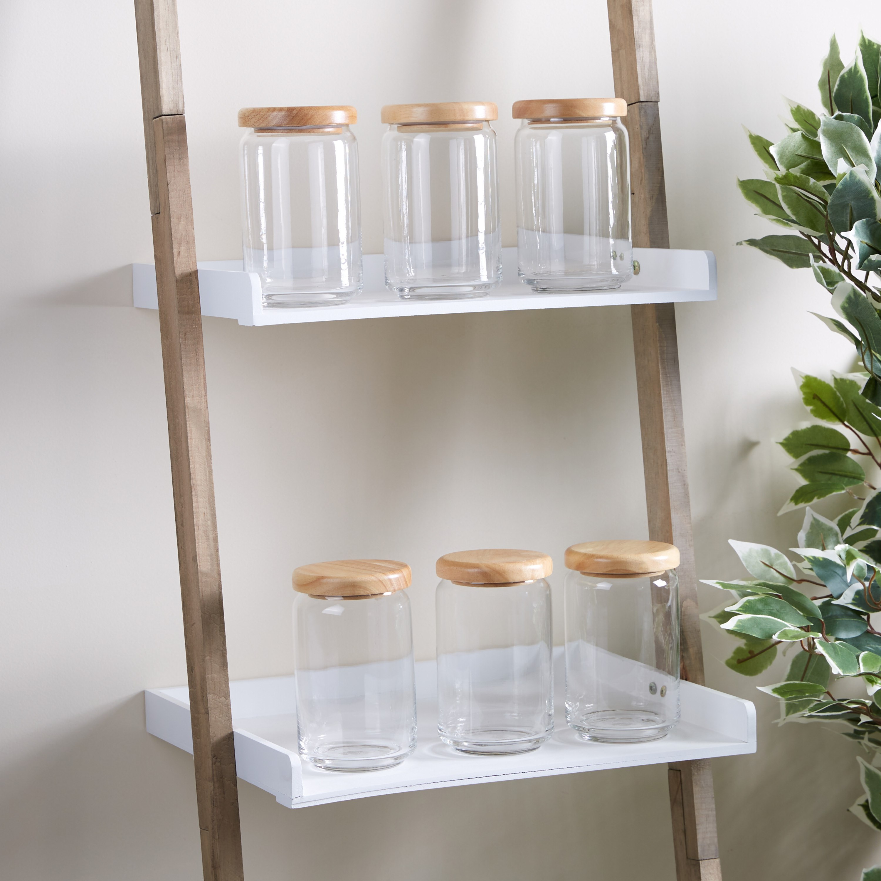 جرات بوب بأغطية خشبية من أوشن - طقم من 6 قطع-hbxhomeware-hbxkitchen-image-1