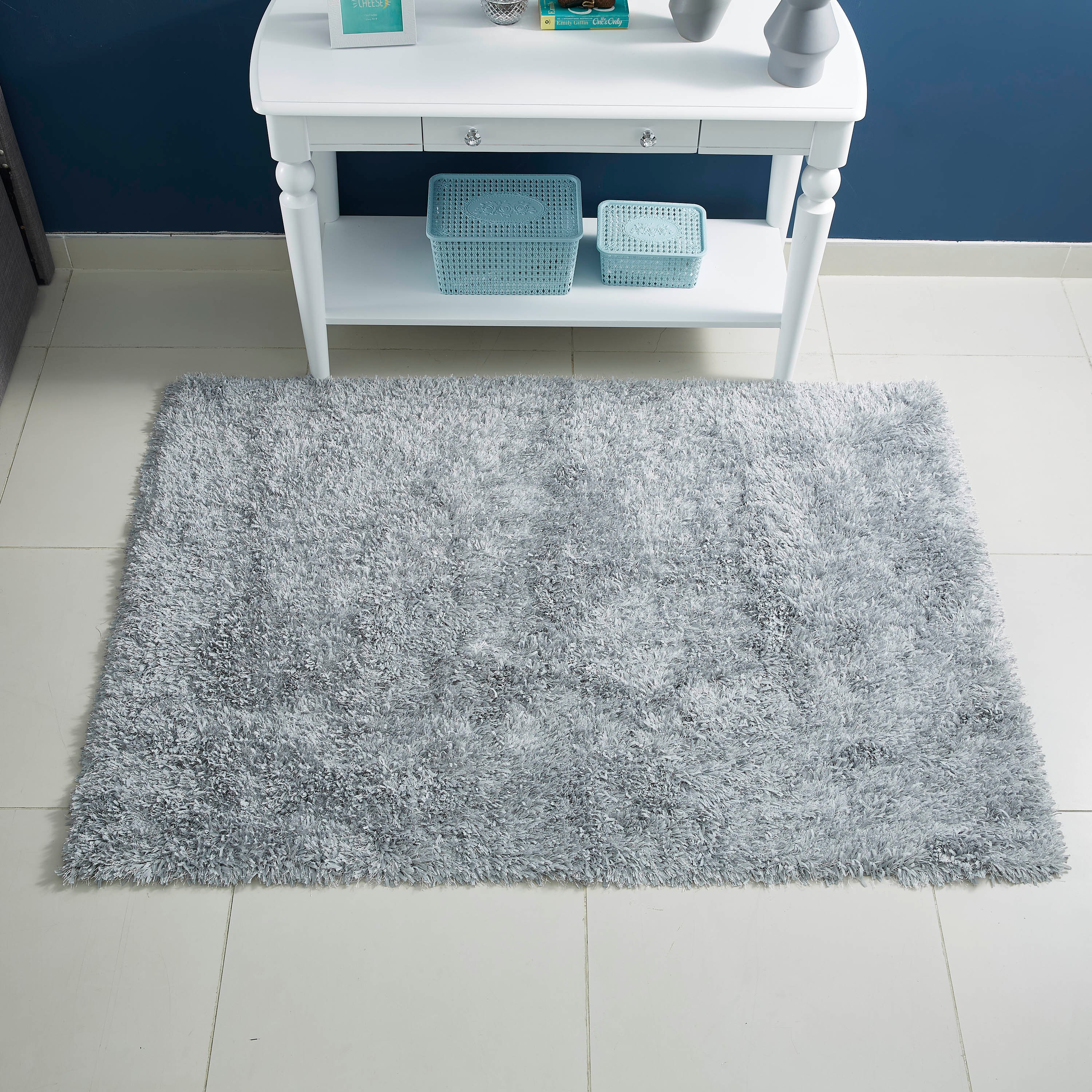 Avon Polyester Tape Shaggy Rug - 120x170 cm-hbxdecorandfurnishings-floorcoverings-rugs-image-1