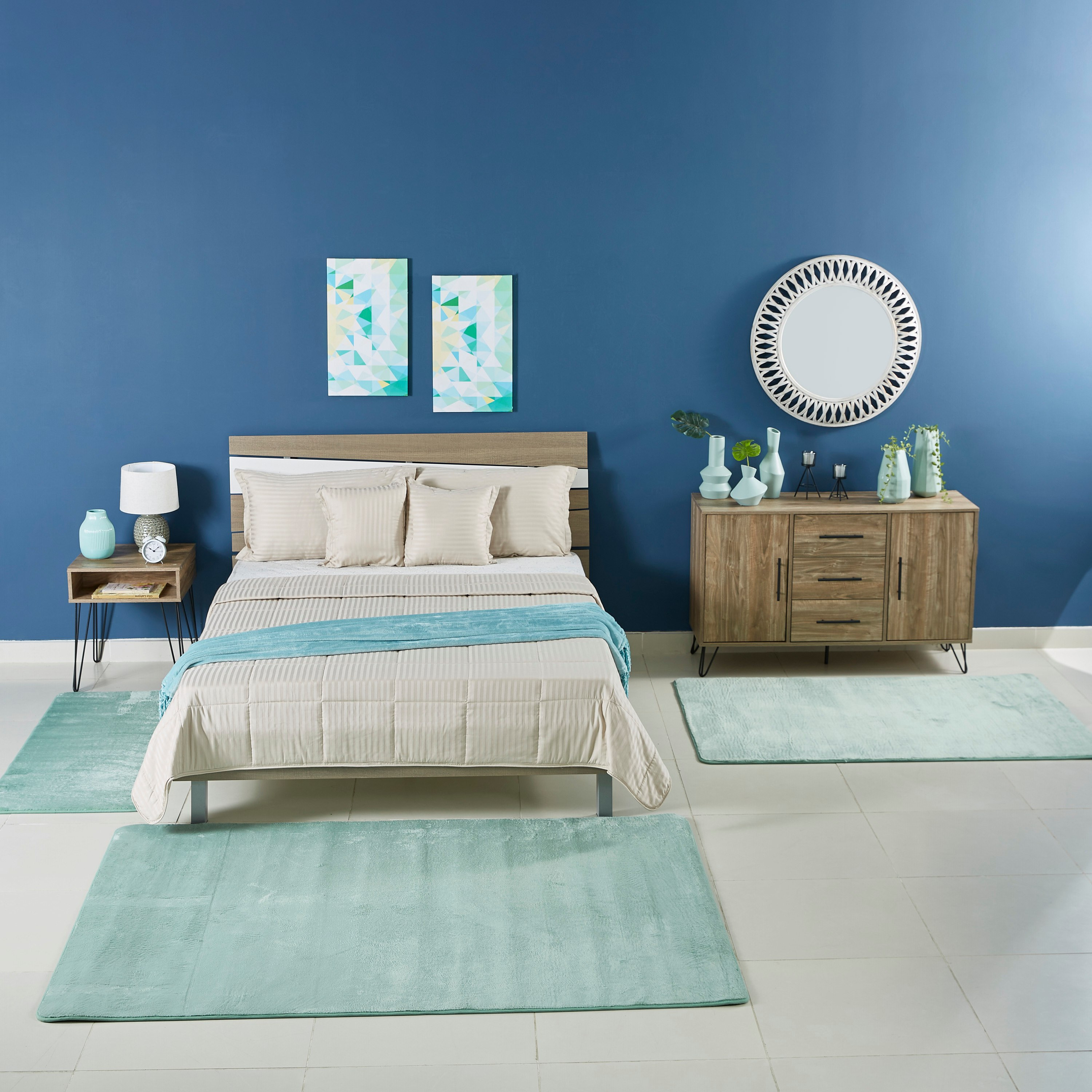 سجادة مخملية فائقة النعومة - 60x180  سم-hbxdecorandfurnishings-floorcoverings-rugs-image-4