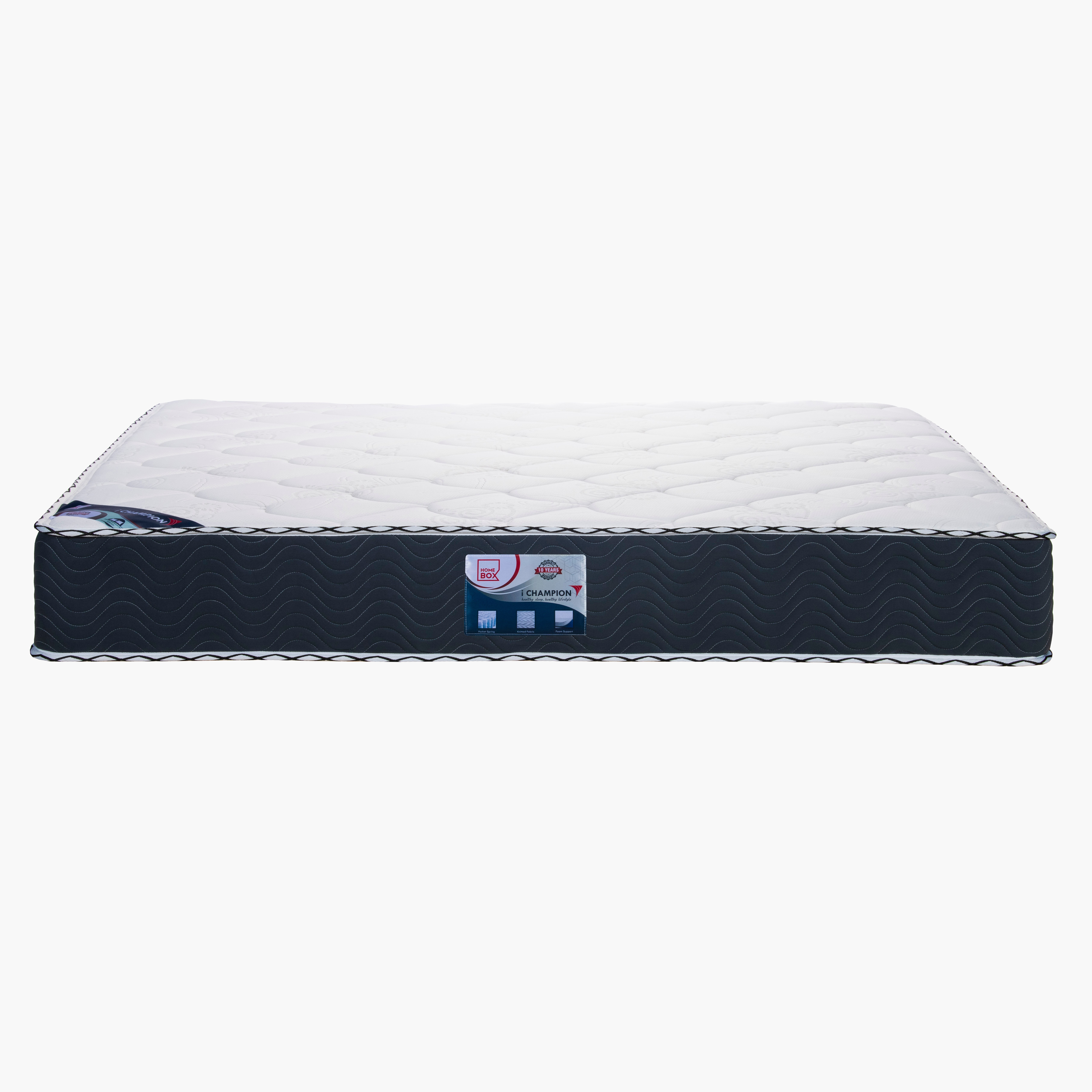 iChampion King Size Pocket Spring Mattress -180x200x26 cm-hbxfurniture-mattresses-king-image-2