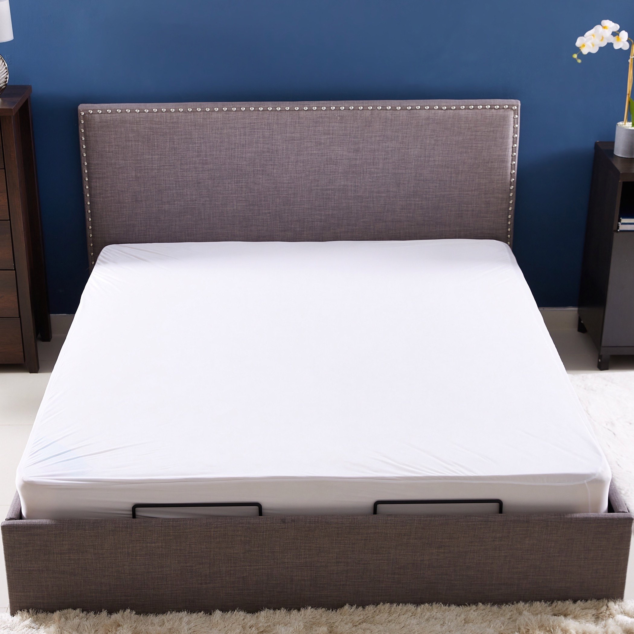 واقي مرتبة مقاس كينج مقاوم للماء من أتلانتا - 180x200 سم-hbxhomeware-hbxdecorandfurnishings-image-1
