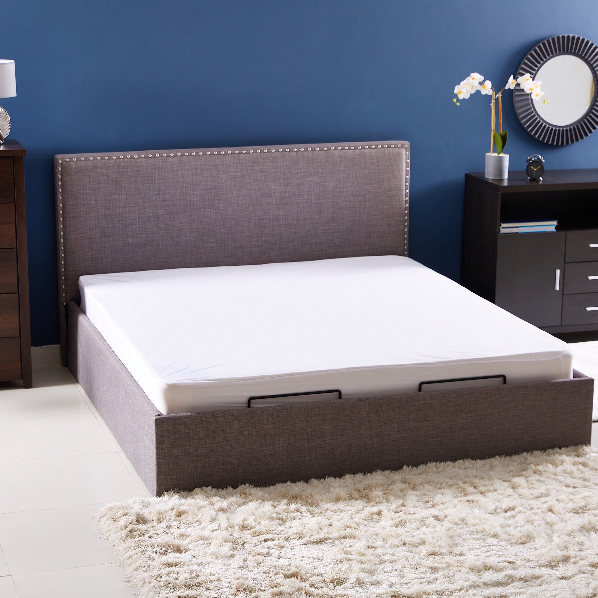واقي مرتبة مقاس كينج مقاوم للماء من أتلانتا - 180x200 سم-hbxhomeware-hbxdecorandfurnishings-image-3