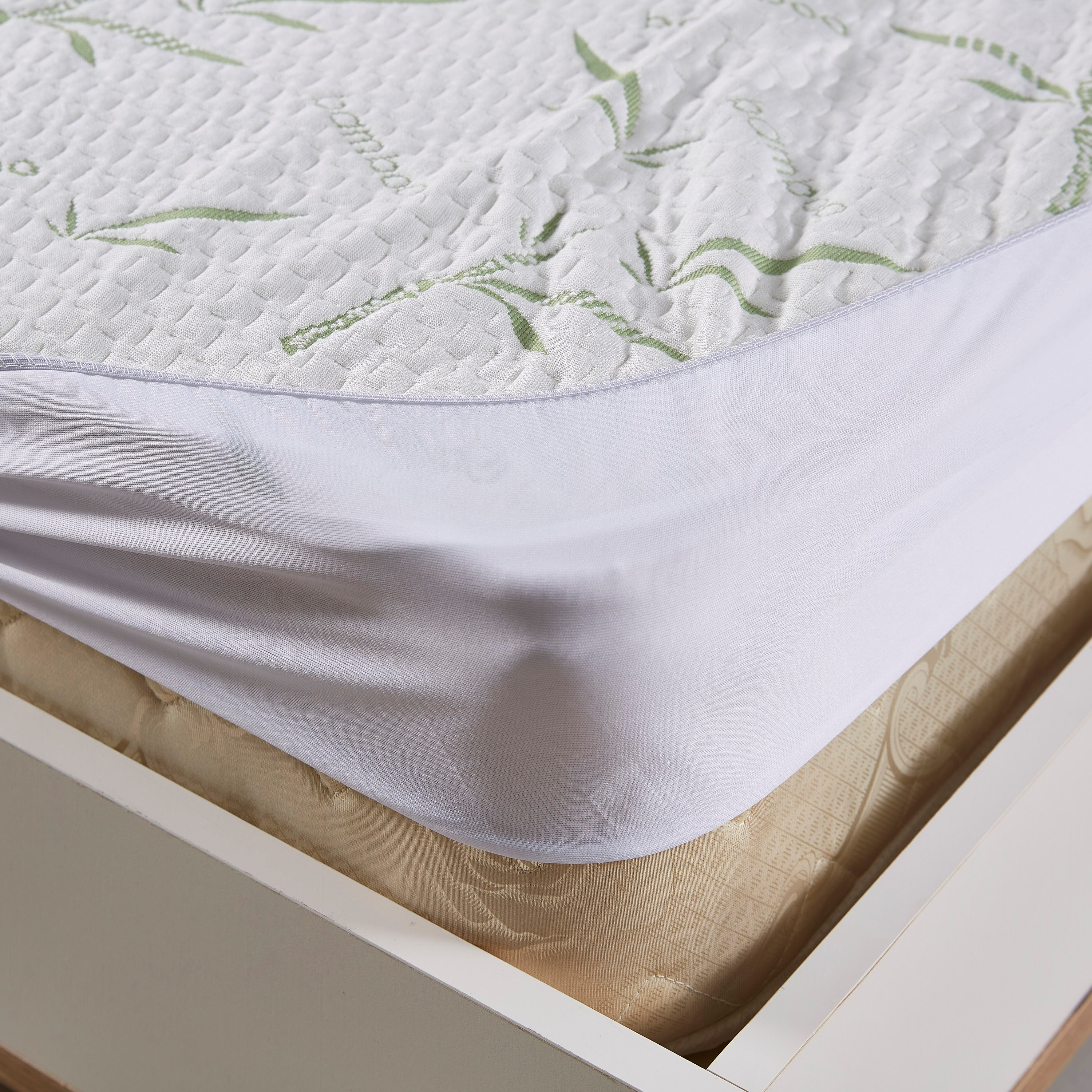 واقي مرتبة مزدوج مقاوم للماء من الخيزران - 120x200 سم-PROMO_HB_AE_B1G1_250925-image-4